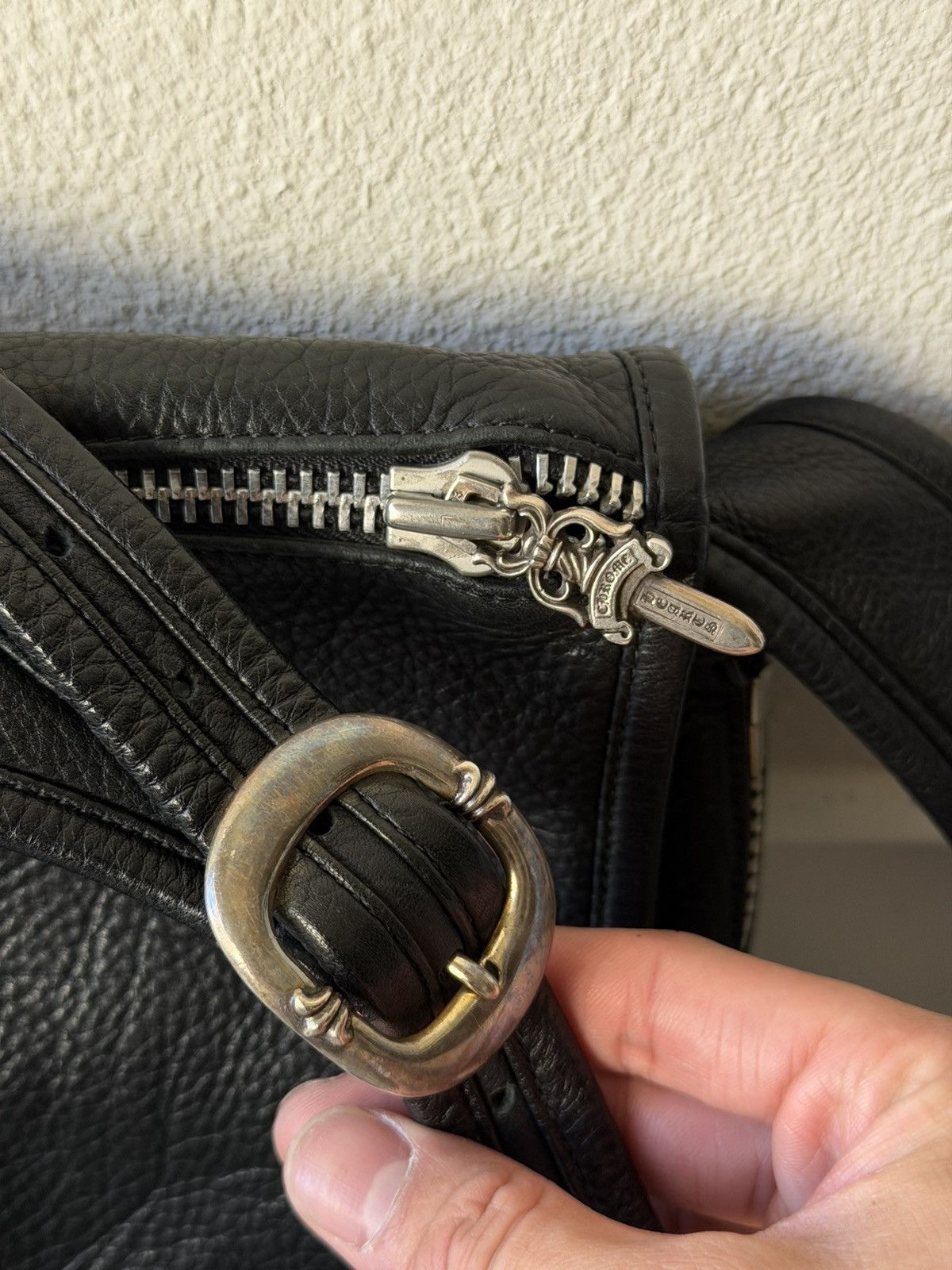 Chrome Hearts CH Tiny Gunslinger Leather Shoulder Bag Size ONE SIZE - 2 Thumbnail