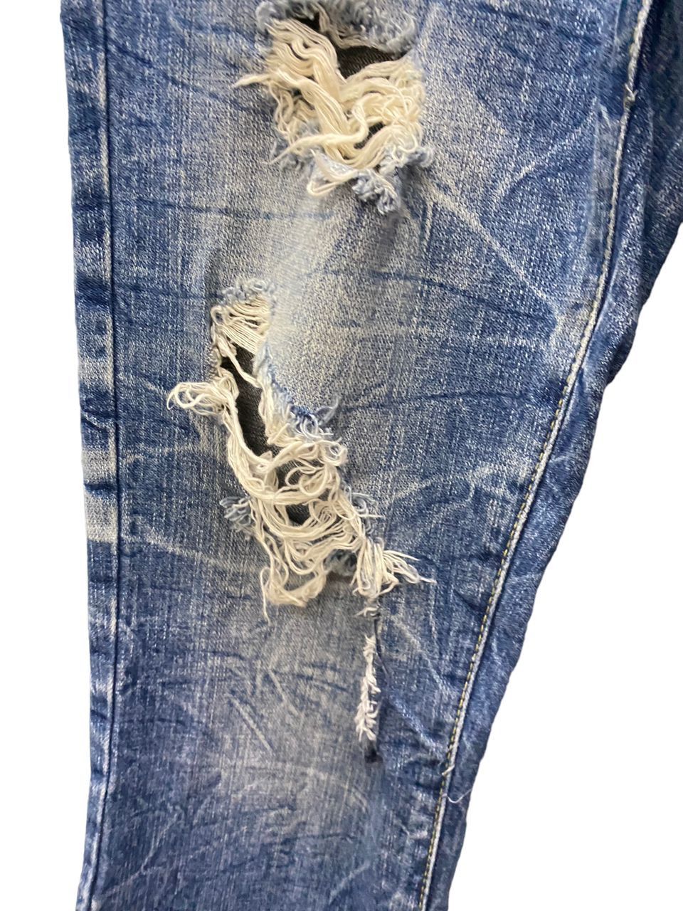 Japanese Brand 💥BEST OFFER💥OZ-FIRST PINKBALL BOOTCUT DISTRESSED DENIM Size US 32 / EU 48 - 9 Thumbnail