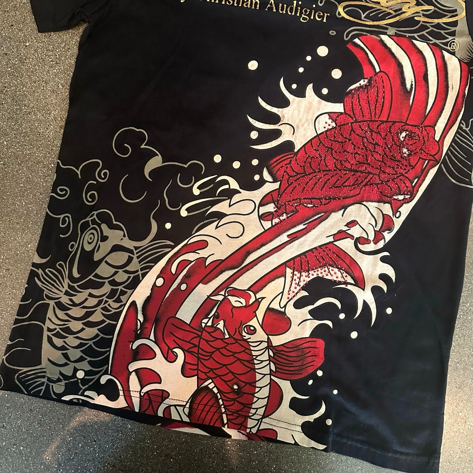 Ed Hardy ed hardy by christian audigier koi fish graphic tee shirt Size US M / EU 48-50 / 2 - 6 Thumbnail