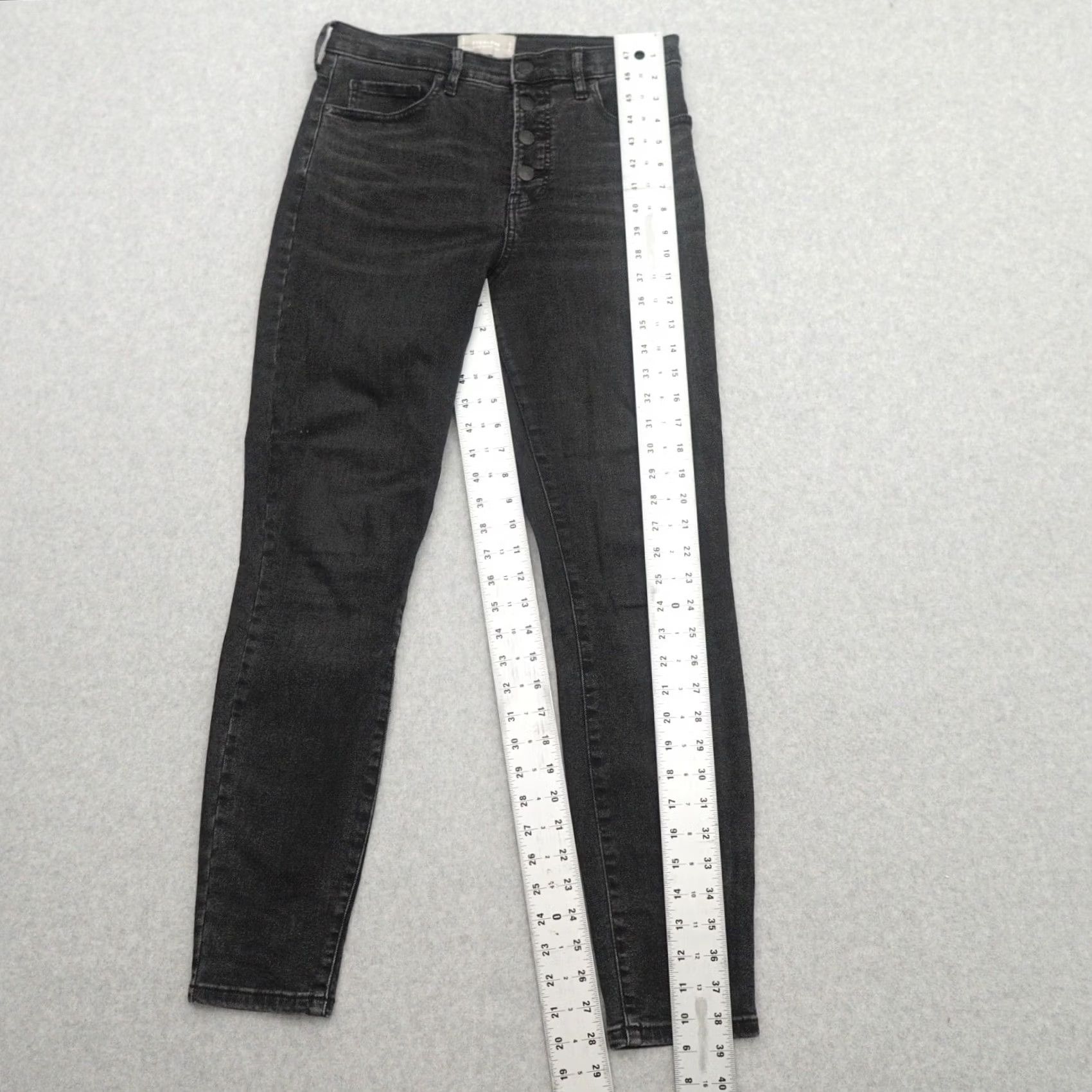 Everlane Everlane Womens 29x28 Skinny Jean - Black - Size 29 Size 29" - 7 Thumbnail