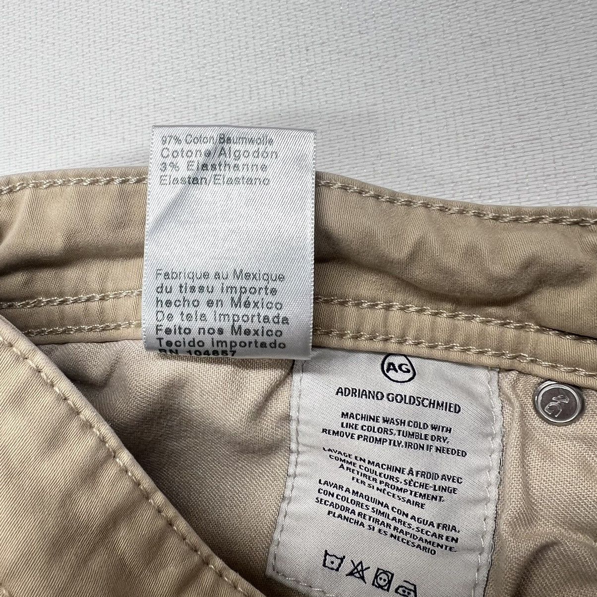AG Adriano Goldschmied AG Adriano Goldschmied Pants Khaki Everett Slim Straight Size US 36 / EU 52 - 14 Thumbnail