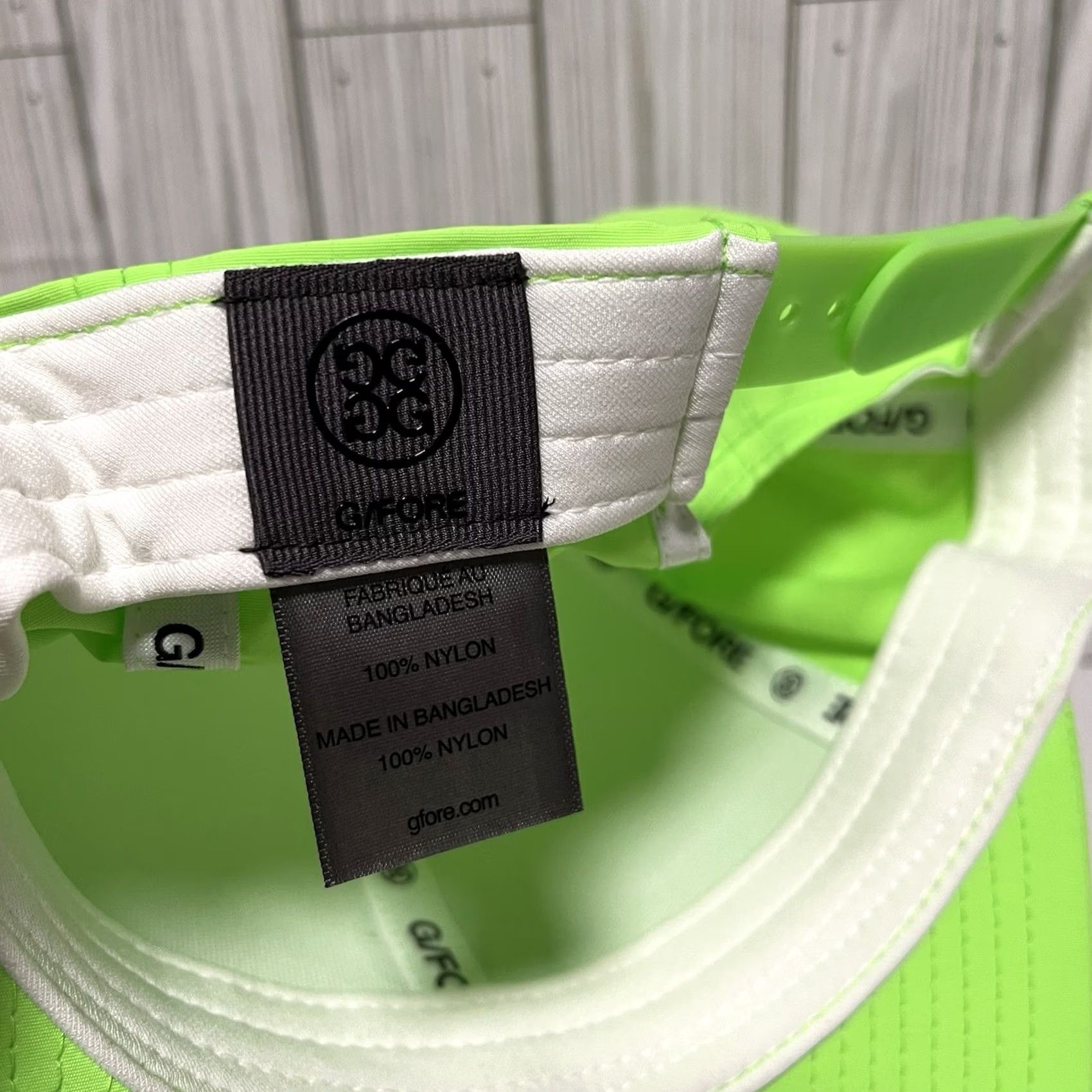 G/FORE G/FORE Golf Hat SnapBack Gecko Neon Green High Vis Silicone Skull & Crossbones Size ONE SIZE - 7 Thumbnail