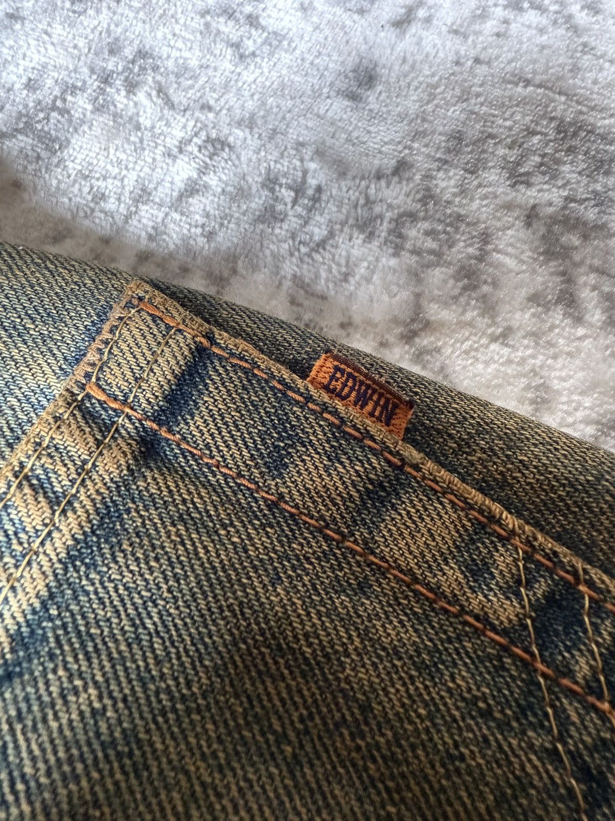 Kapital Edwin 505 OG Type 1 Baggy Loose Mud Wash Jeans Size US 29 - 19 Thumbnail