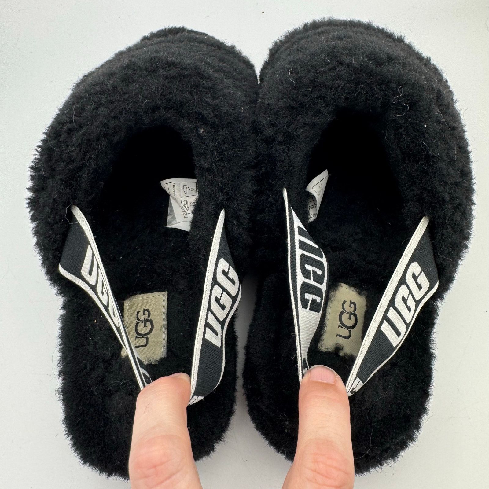 Ugg UGG Fluff Yeah Sheepskin Slippers 9 Fuzzy Platform Sandals Size US 9 / IT 39 - 7 Thumbnail
