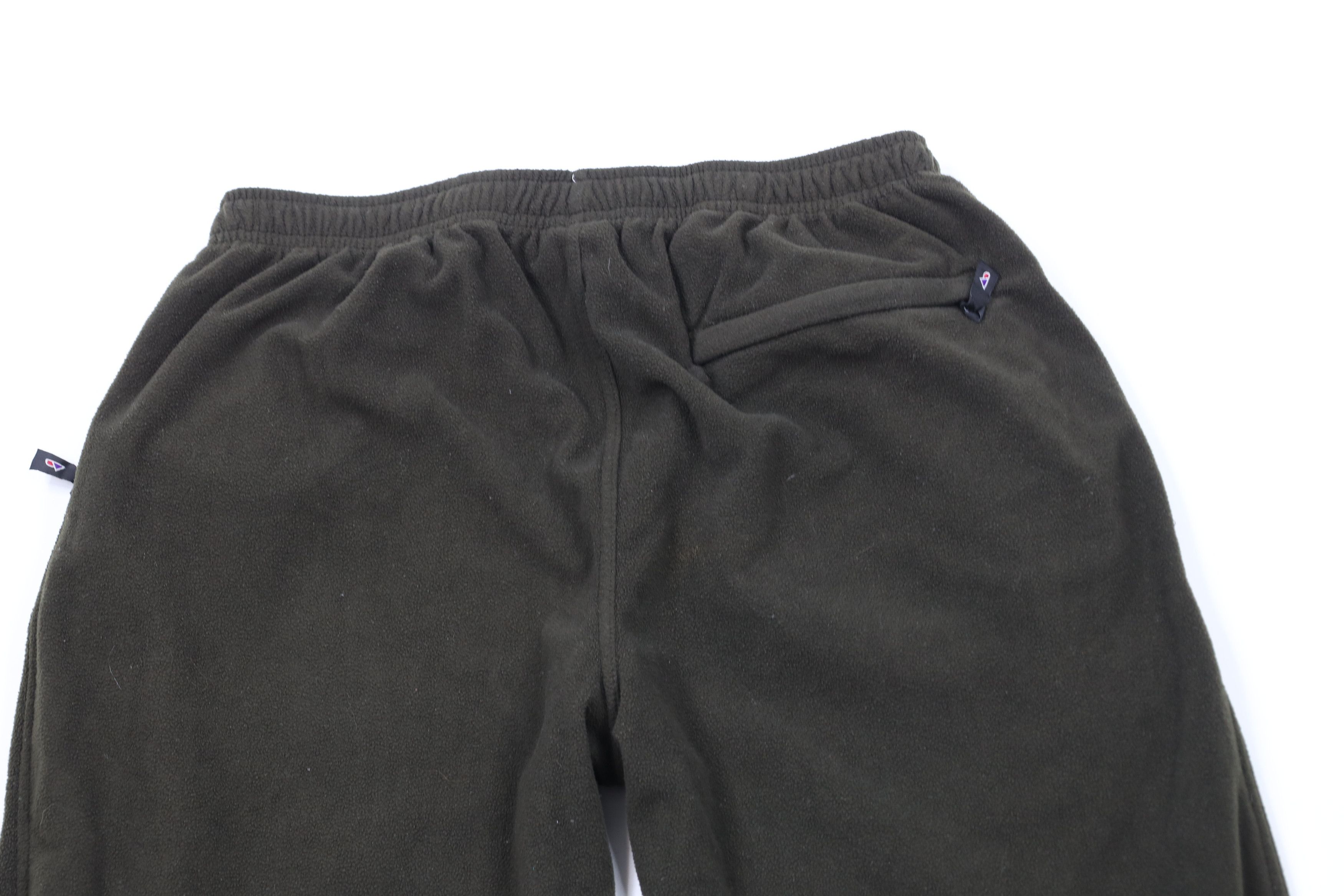 Vintage Vintage 90s Streetwear Fleece Sweatpants Joggers Green Size US 34 / EU 50 - 10 Thumbnail