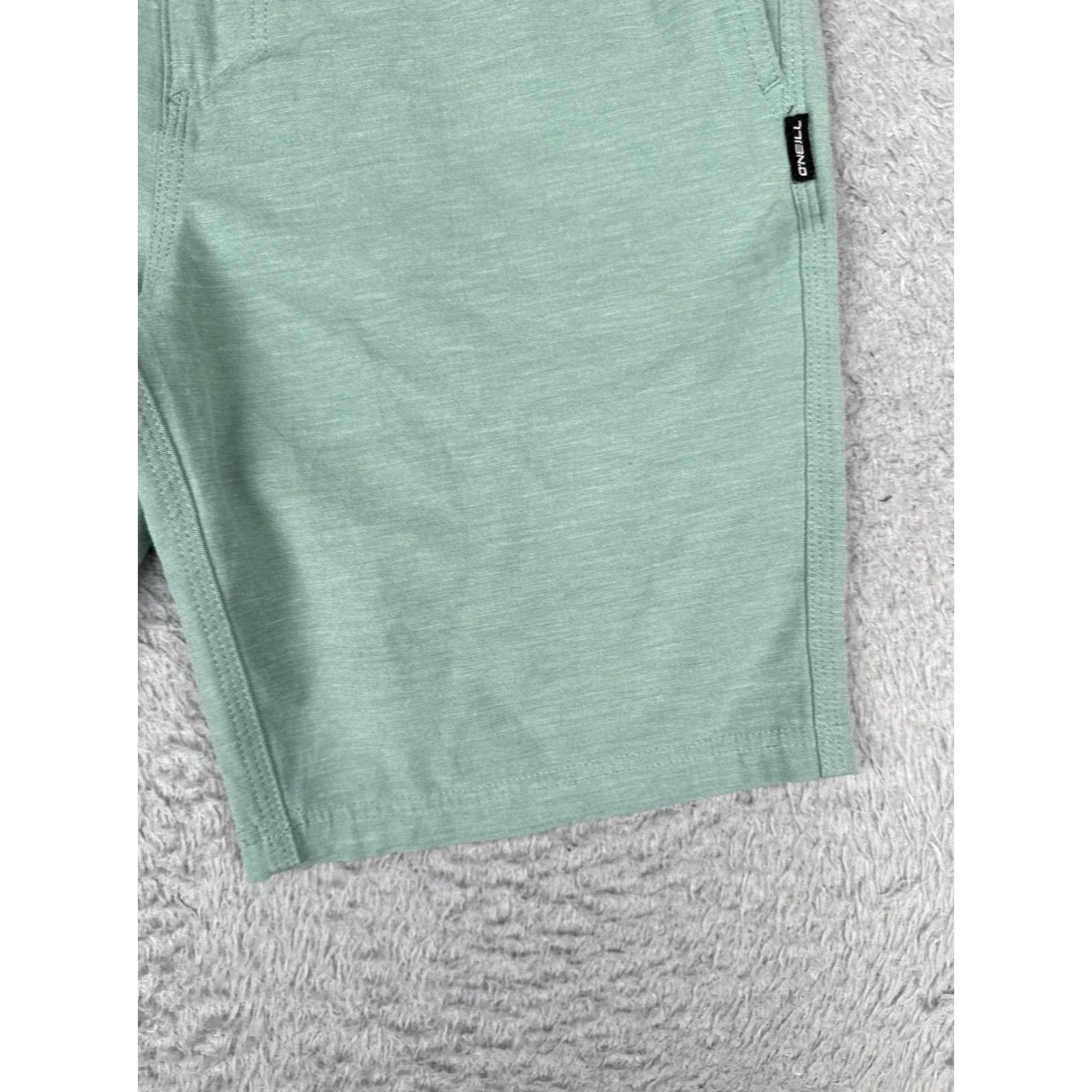 O'Neill O'Neill Mens 28 Green Hybrid Chino Quick Dry Stretch 8.5 Inseam Casual Shorts Size US 28 / EU 44 - 2 Thumbnail