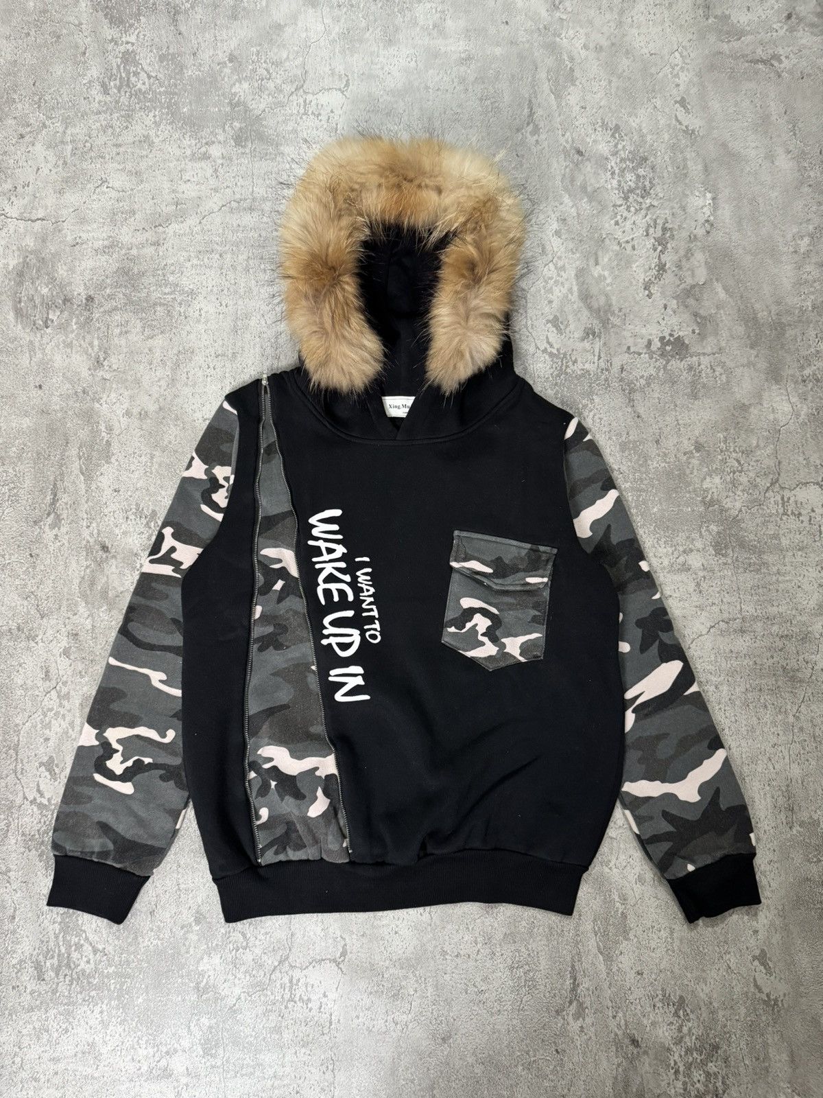 Japanese Brand XING MU WITH FUR HOODIE LIKE IFSIXWASNINE STYLE Size US M / EU 48-50 / 2 - 1 Thumbnail