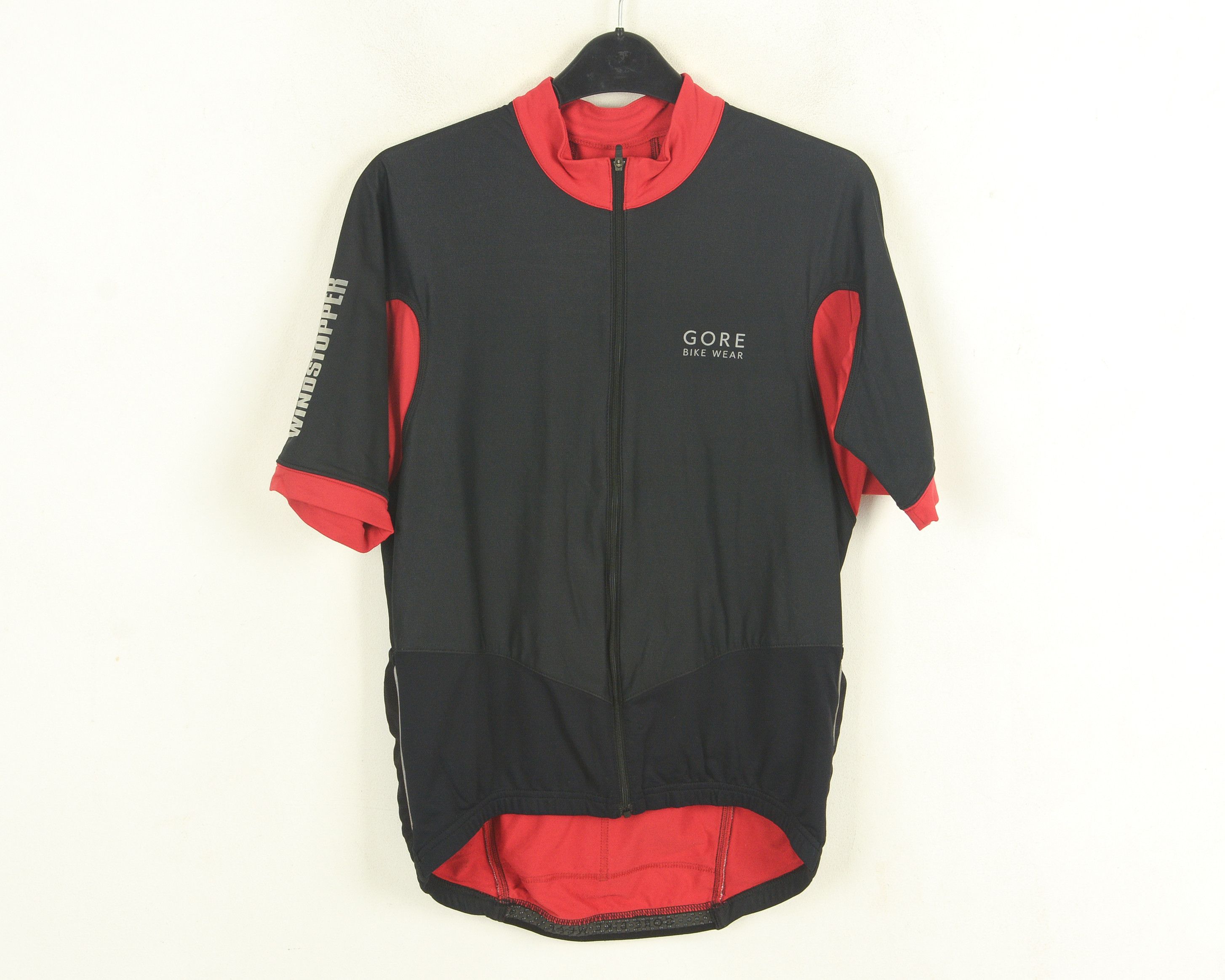 GOREWEAR Men M Cycling Full zip Jersey Lined Red Jacket Short sleeved Size US M / EU 48-50 / 2 - 1 Thumbnail