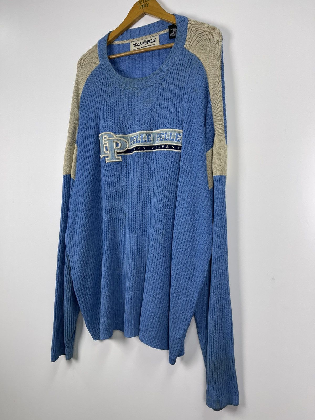 Marc Buchanan × Pelle Pelle × Vintage Pelle Pelle Marc Buchanan knit Sweater Size US XXL / EU 58 / 5 - 4 Thumbnail