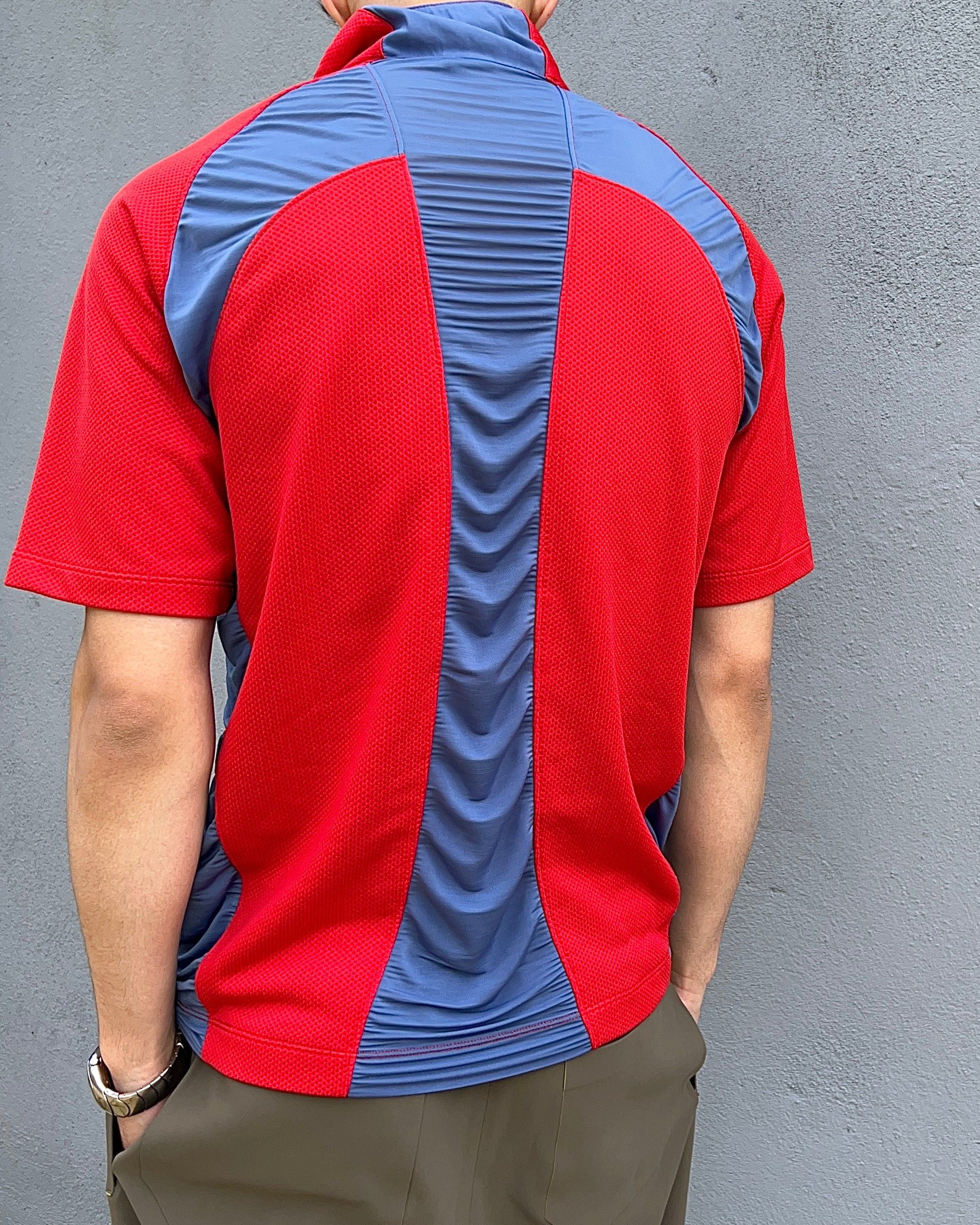 Nike × Vintage Nike Sphere React 00s Technical Panelled Polo Size US M / EU 48-50 / 2 - 6 Thumbnail