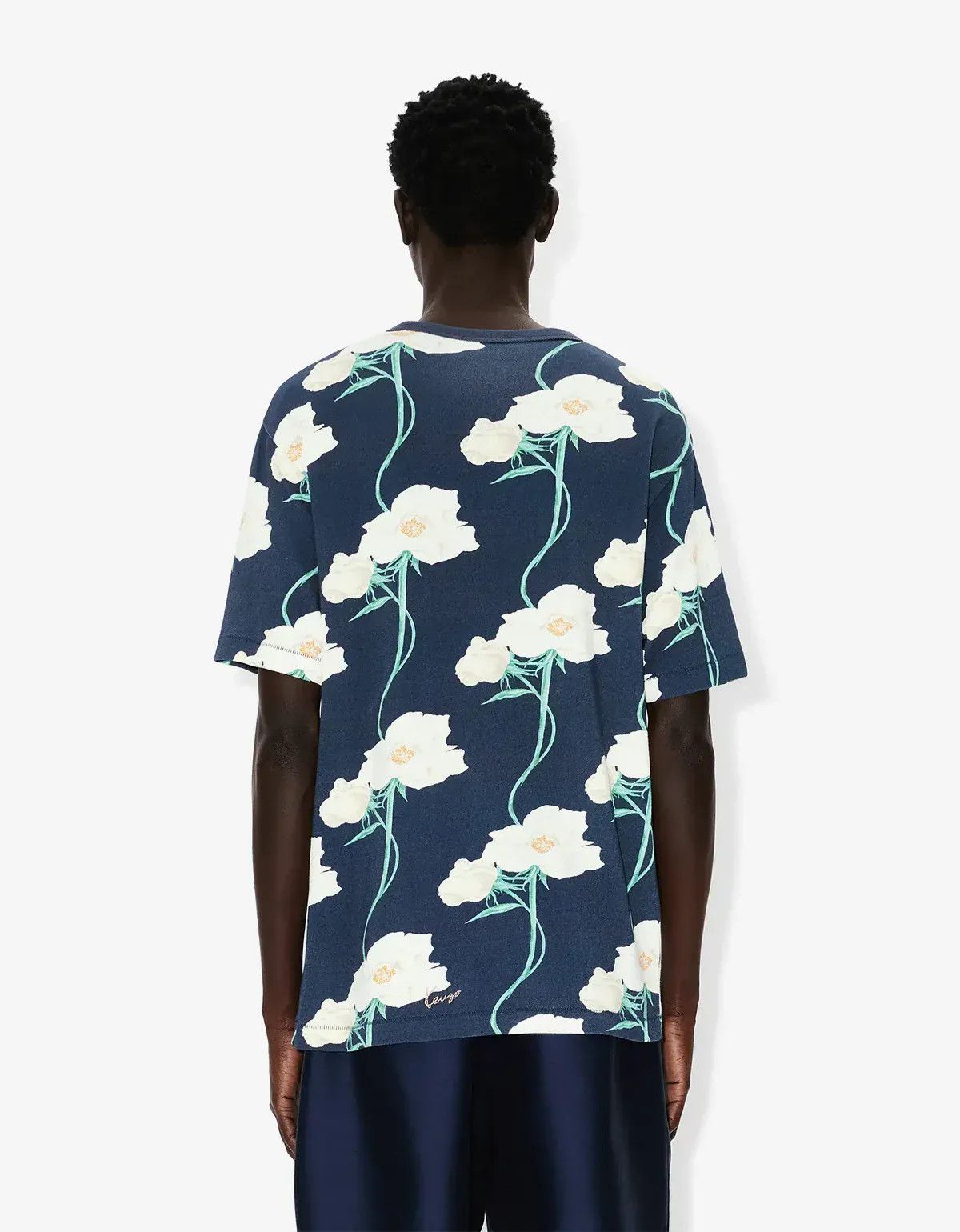 Kenzo Kenzo Archive Rose Blue T-Shirt Size US L / EU 52-54 / 3 - 4 Thumbnail