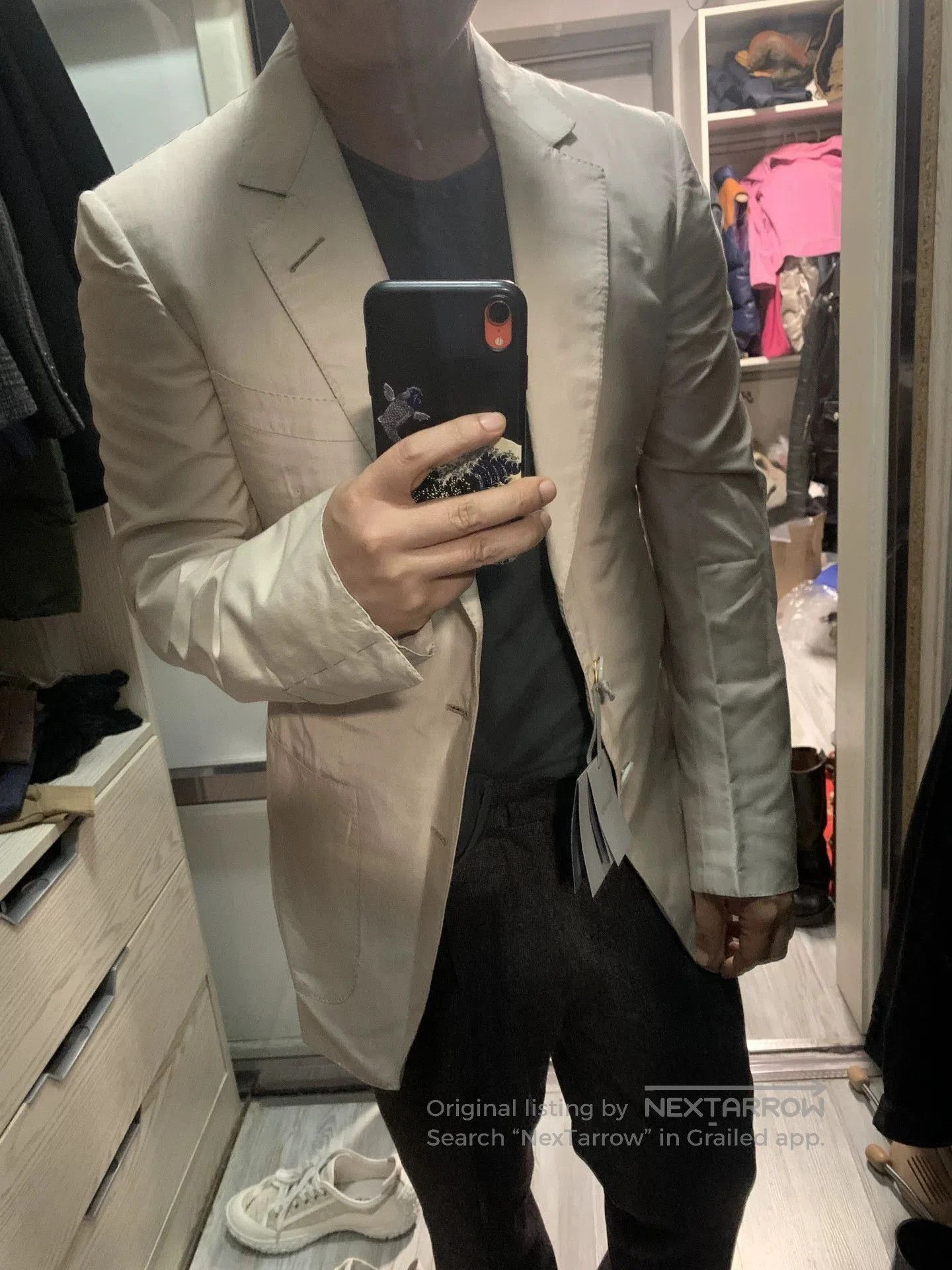 Tom Ford stylish tom ford silk blazer in beige. Size US L / EU 52-54 / 3 - 8 Thumbnail