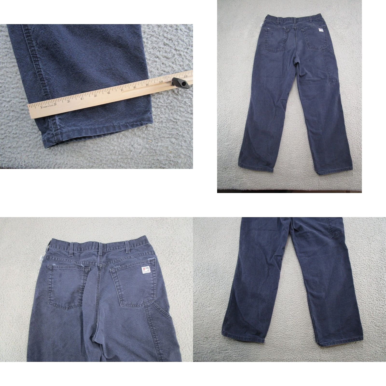 Vintage Tyndale Pants Mens Navy Flame Resistant 34x31 Canvas CAT 2 14 CAL NFPA 2112 Fire 34x31 Work Pants Mens NN? Size US 34 / EU 50 - 9 Thumbnail