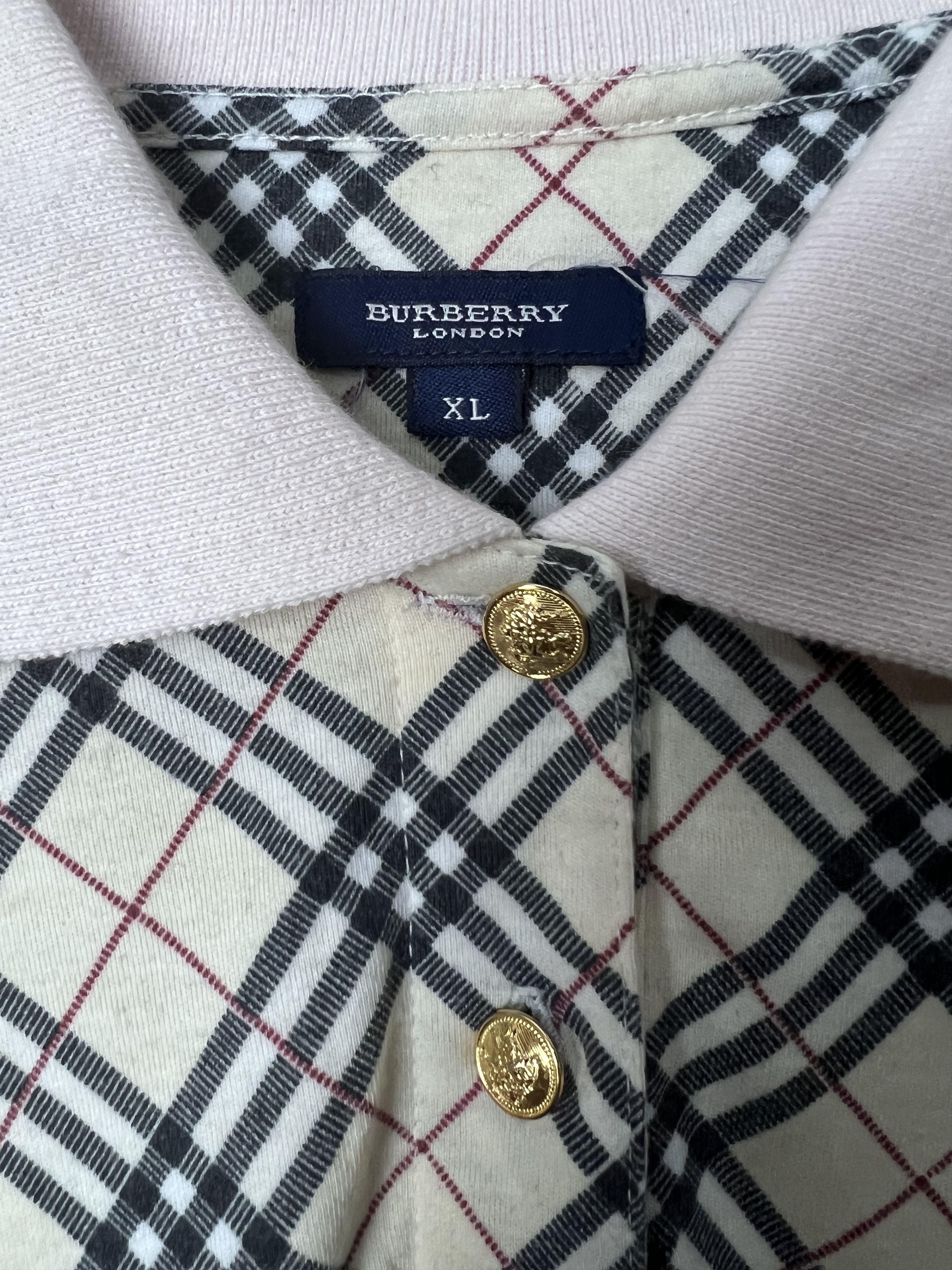 Burberry Burberry Poloshirt Plaid Size XL / US 12-14 / IT 48-50 - 4 Thumbnail
