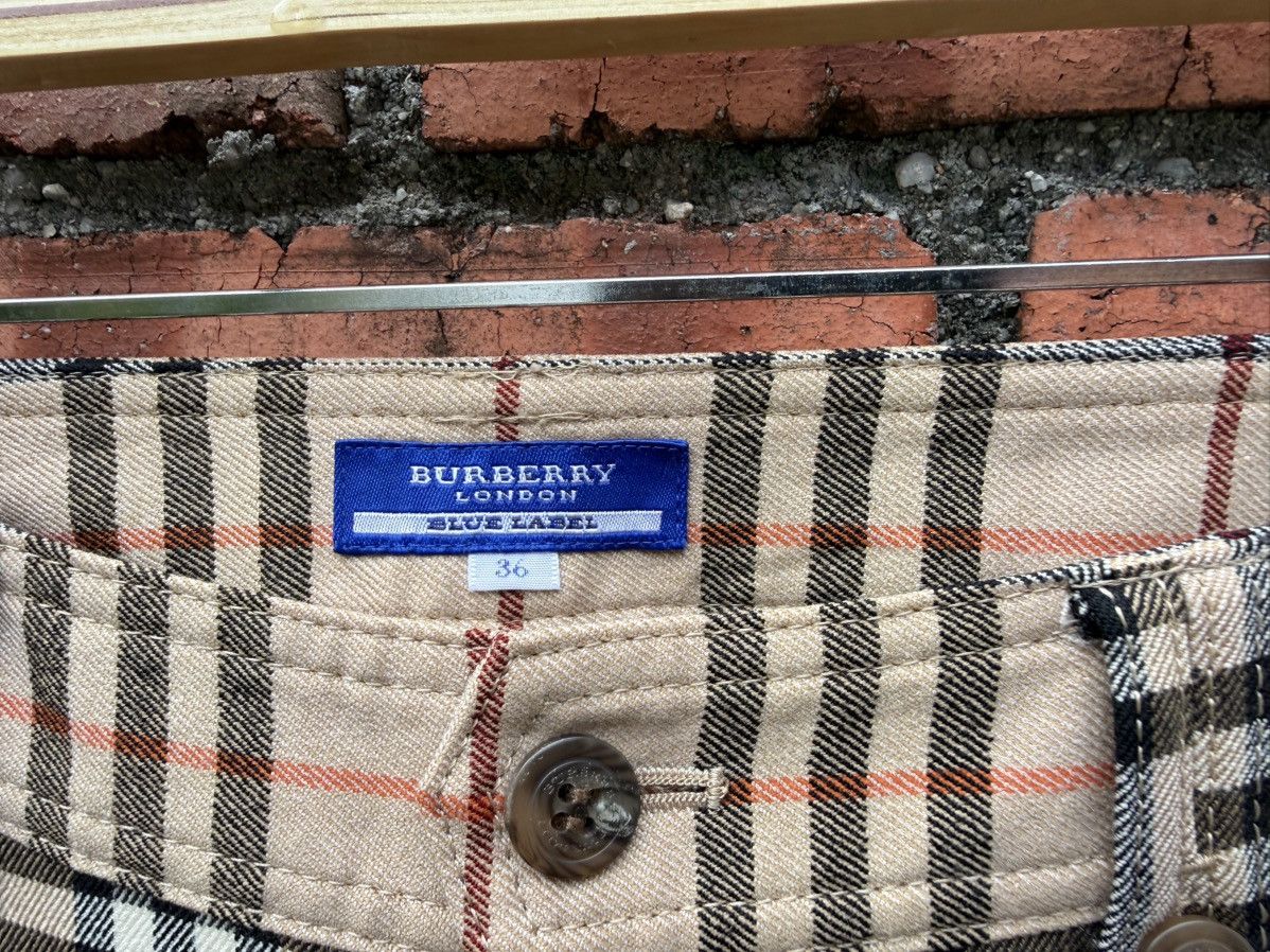 Burberry W30x27 Burberry checked blue label made in JAPAN Size 30" / US 8 / IT 44 - 5 Thumbnail