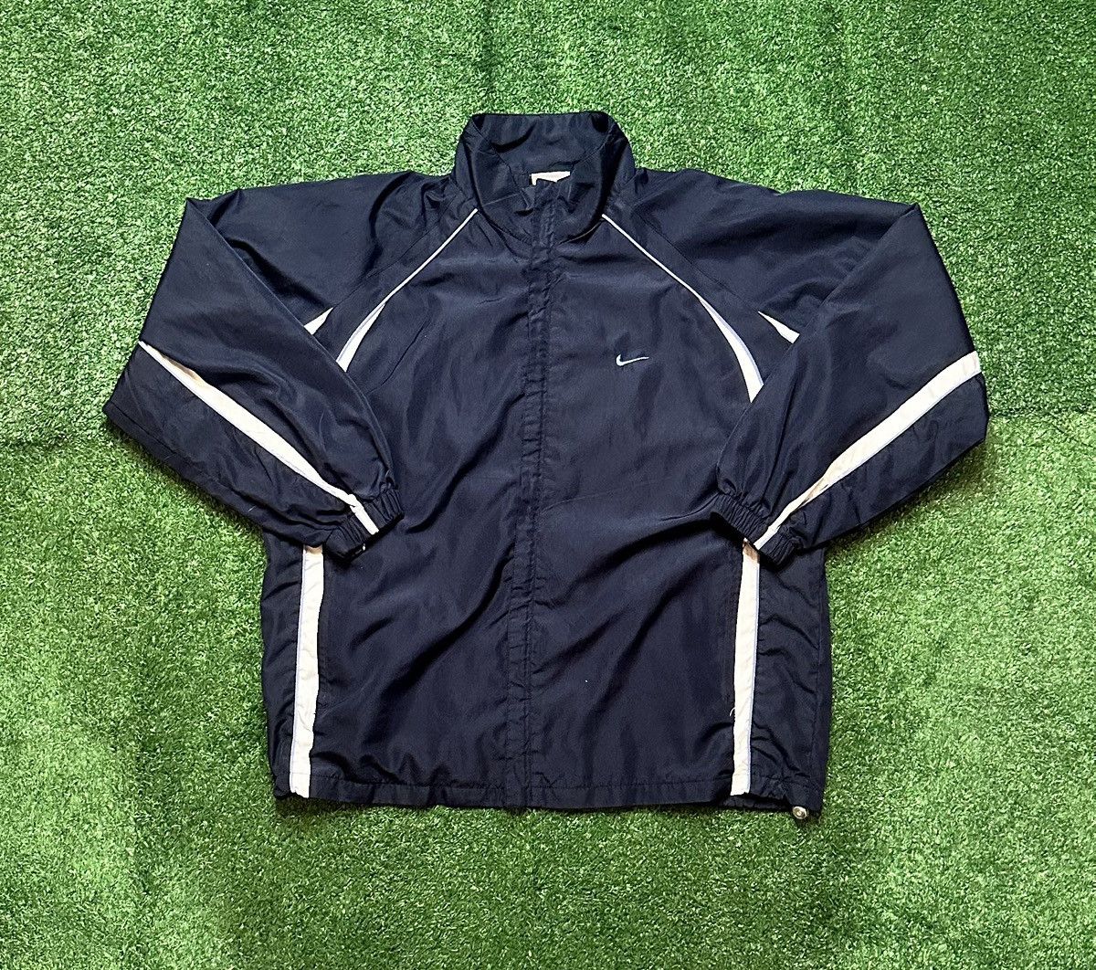 Nike ACG Vintage Nike ACG Navy Windbreaker Size XL Size US XL / EU 56 / 4 - 1 Thumbnail