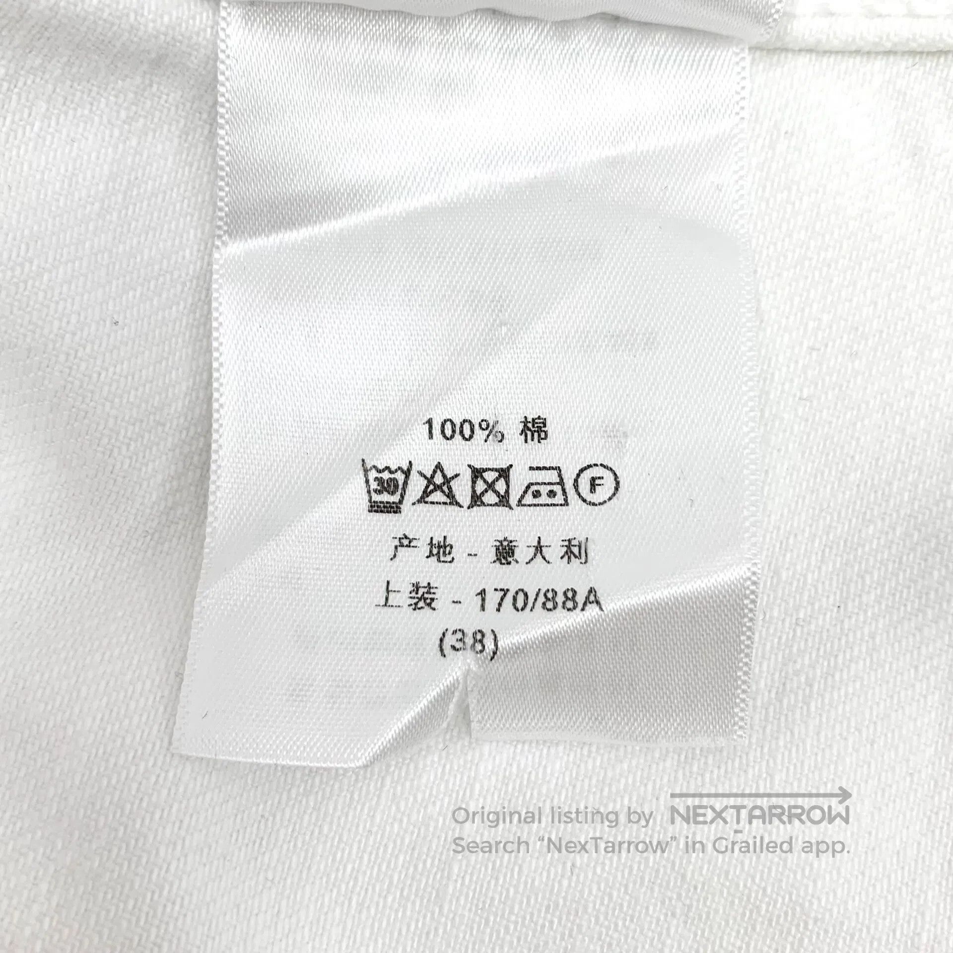 Dior Dior White bee embroidery cotton lapel single-breasted lon Size XS / US 0-2 / IT 36-38 - 8 Thumbnail