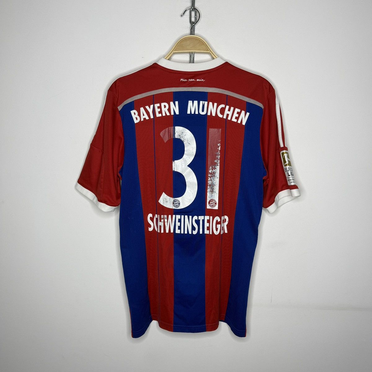 Adidas Adidas Bayern Munich Bastian Schweinsteiger Soccer Jersey Size US M / EU 48-50 / 2 - 2 Thumbnail