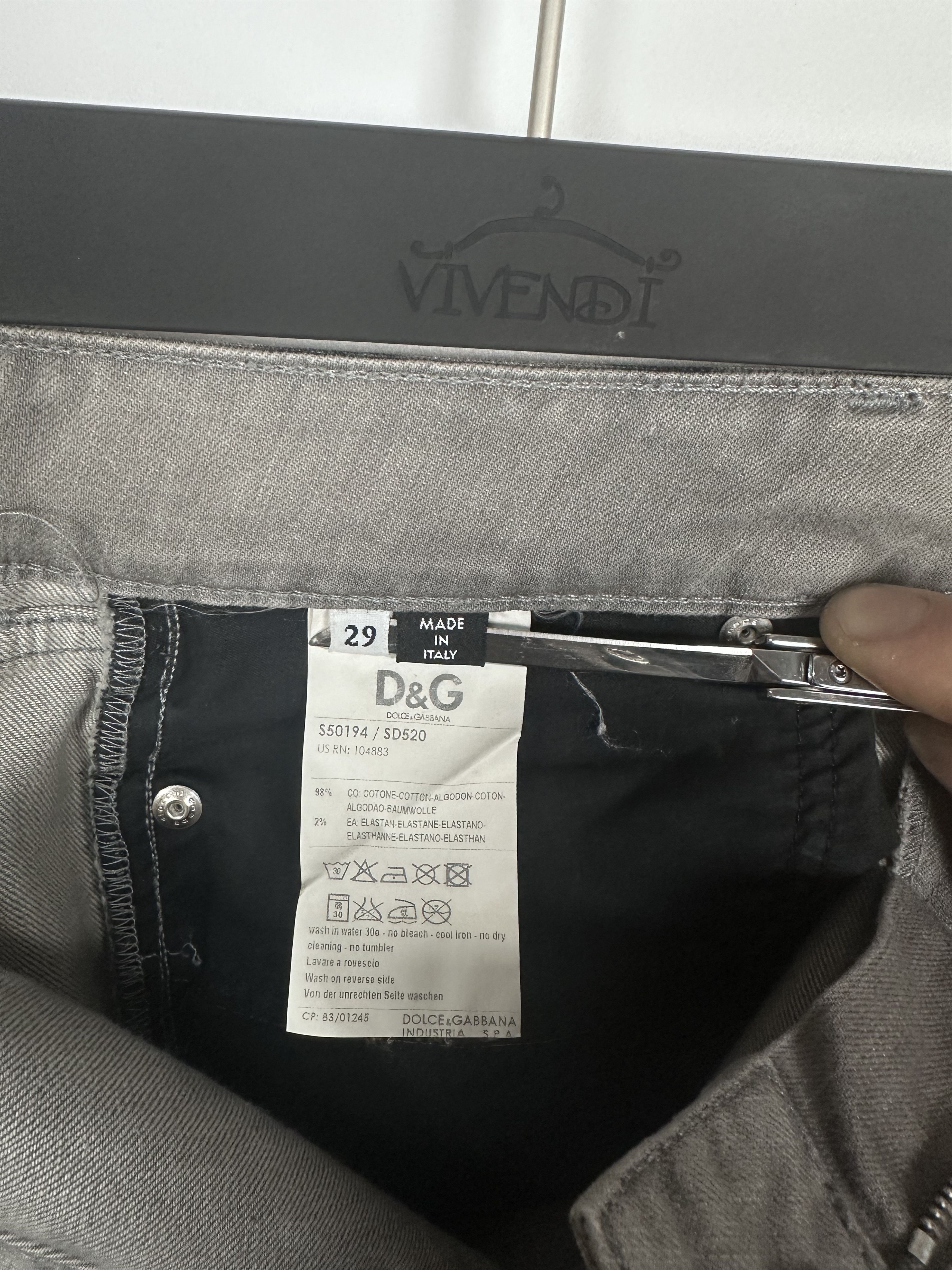 Dolce & Gabbana × Grailed Dolce Gabbana Leopard Jeans Women Size 29 Gray Size 29" - 9 Thumbnail