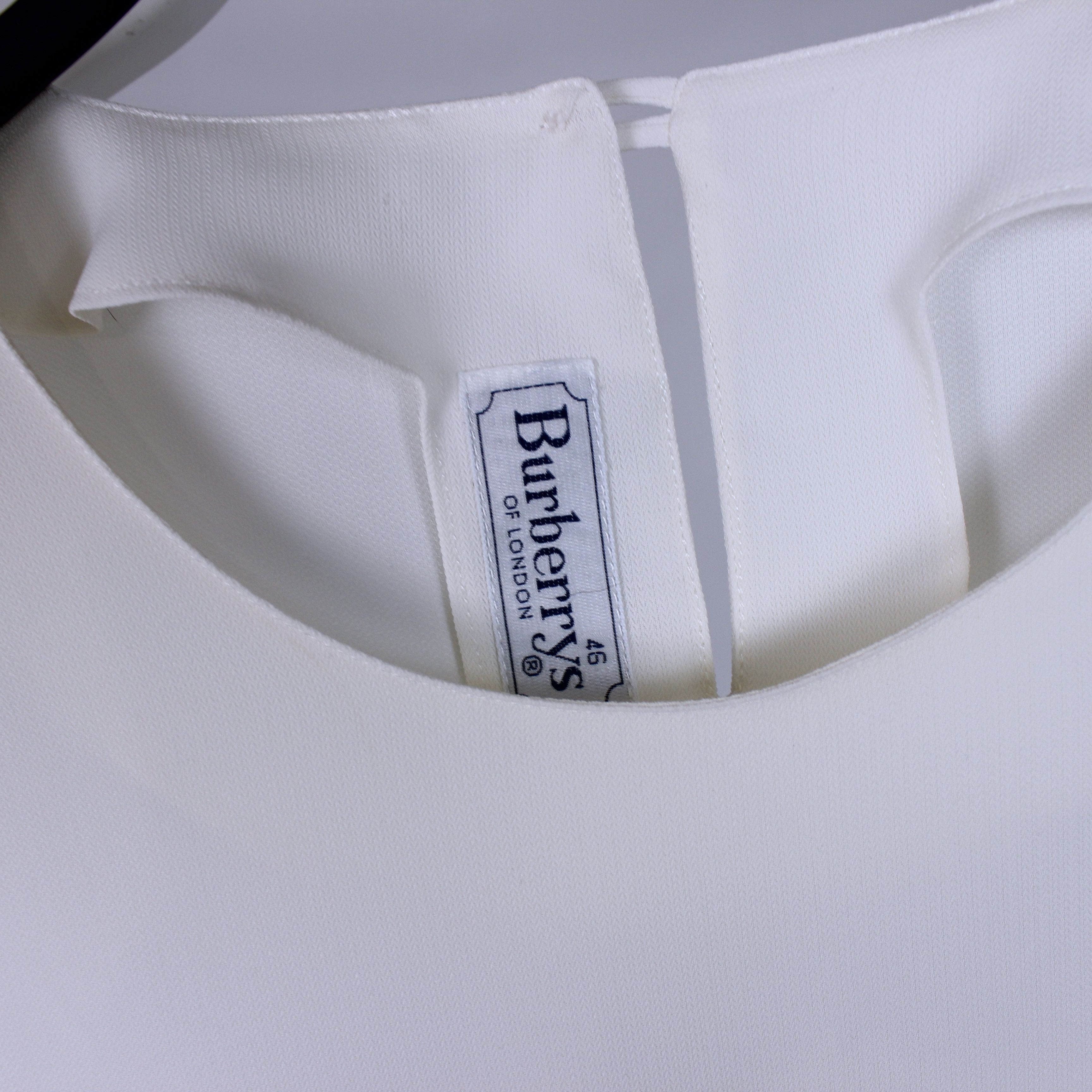 Burberry Burberrys burberry vintage blouses M L white Size M / US 6-8 / IT 42-44 - 4 Thumbnail