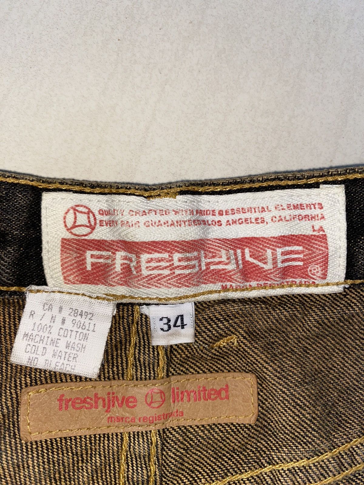 Freshjive × Vintage 90s USA Freshjive Loose Jeans Size US 32 / EU 48 - 10 Thumbnail