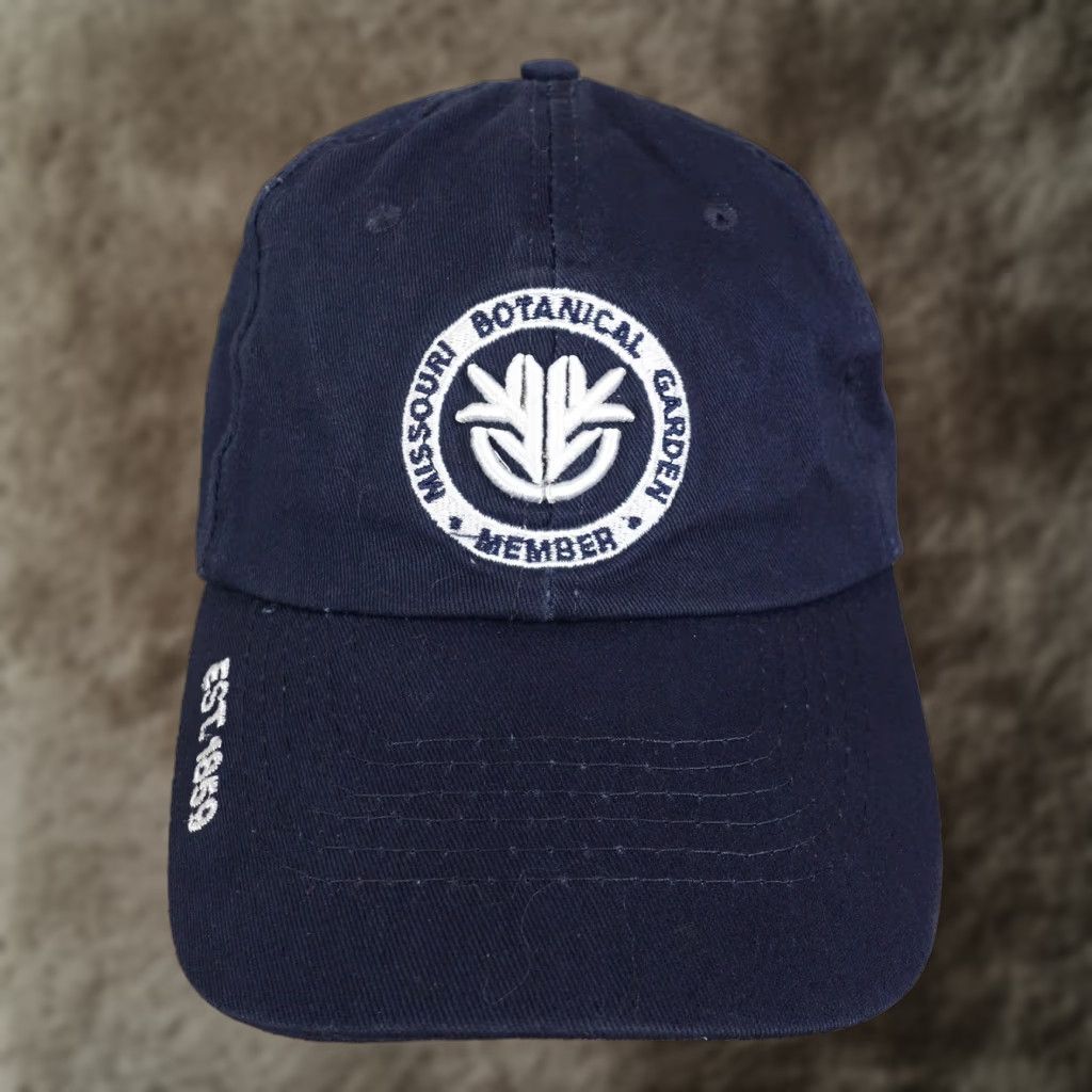 Vintage MISSOURI BOTANICAL GARDEN BASEBALL CAP HITWEAR UNISEX ADULT ONE SIZE BLUE Size ONE SIZE - 1 Thumbnail