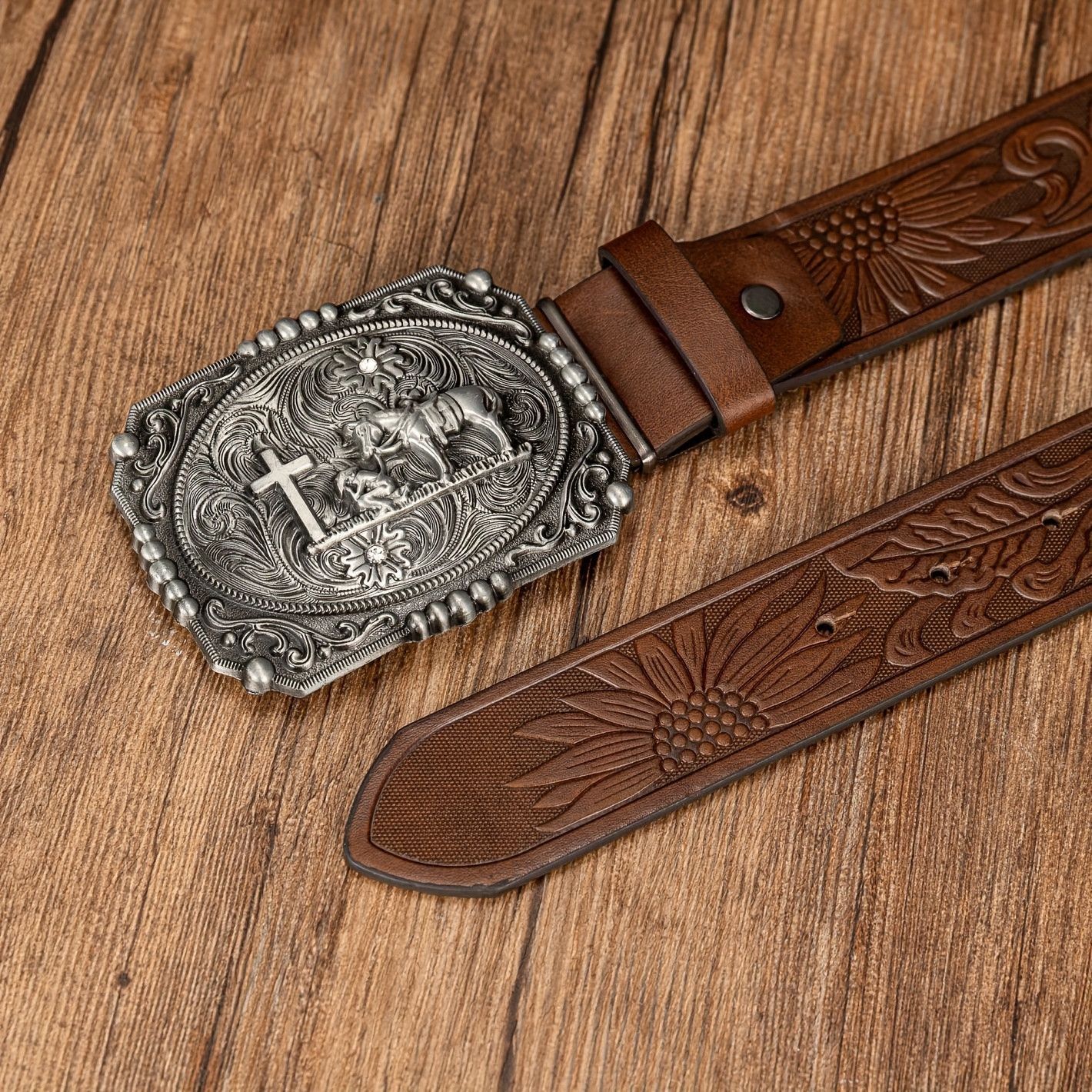 Vintage Retro Buckle Belt Size ONE SIZE - 1 Thumbnail