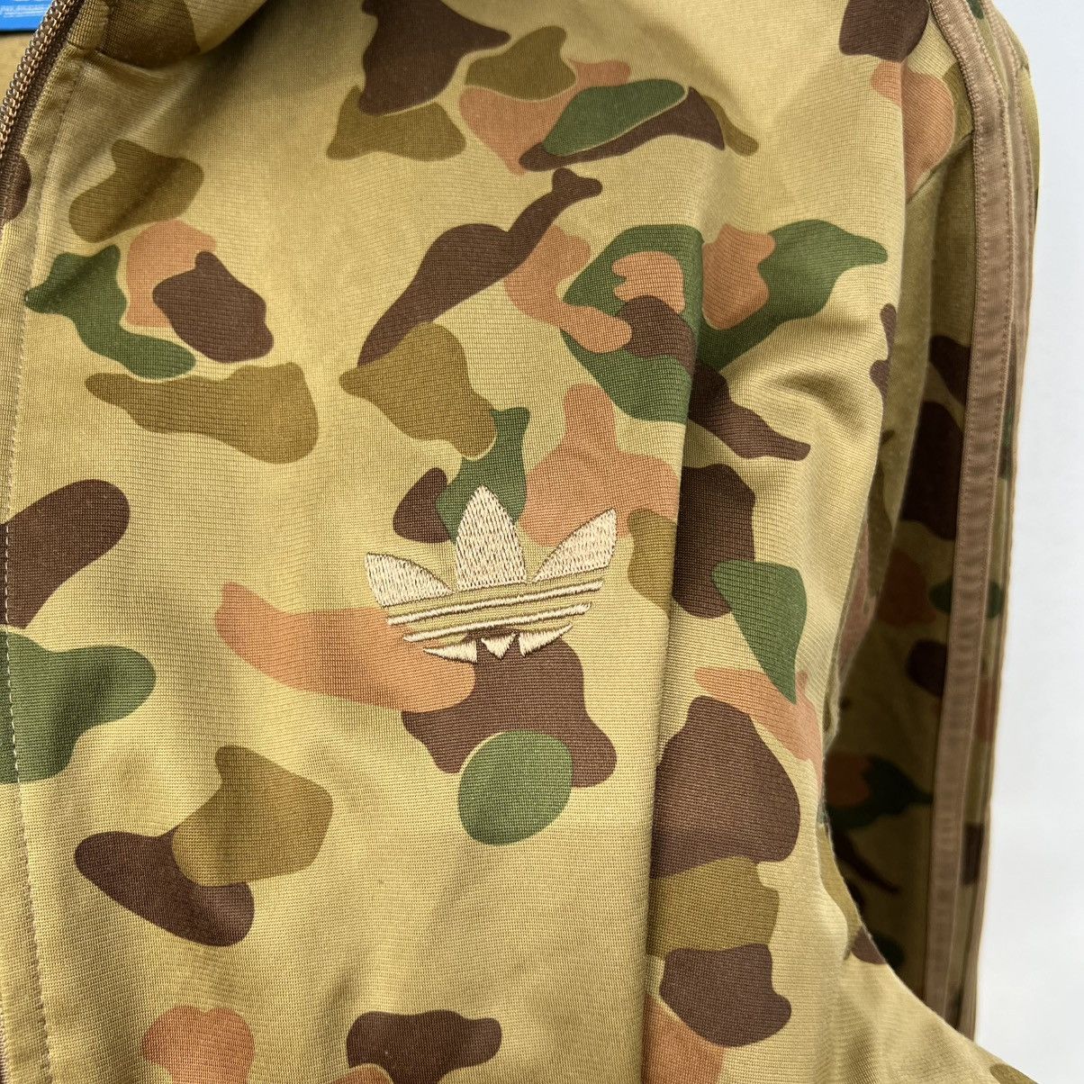 Adidas Adidas Originals track jacket Gold brown camo vintage Size US M / EU 48-50 / 2 - 3 Thumbnail