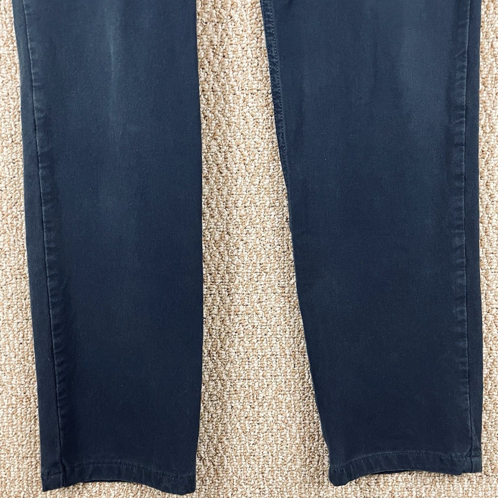 Vintage Mugsy Jeans Men 33x32 Blue Morgans Stretch Chino Preppy E187 Straight Comfort Size US 33 - 4 Thumbnail