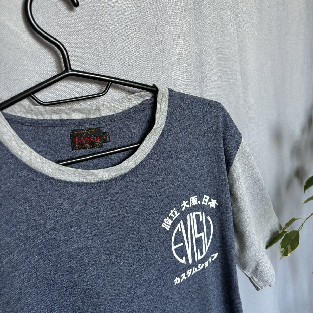 Evisu Evisu vintage t-shirt big logo blue medium streetwear Size US M / EU 48-50 / 2 - 4 Thumbnail
