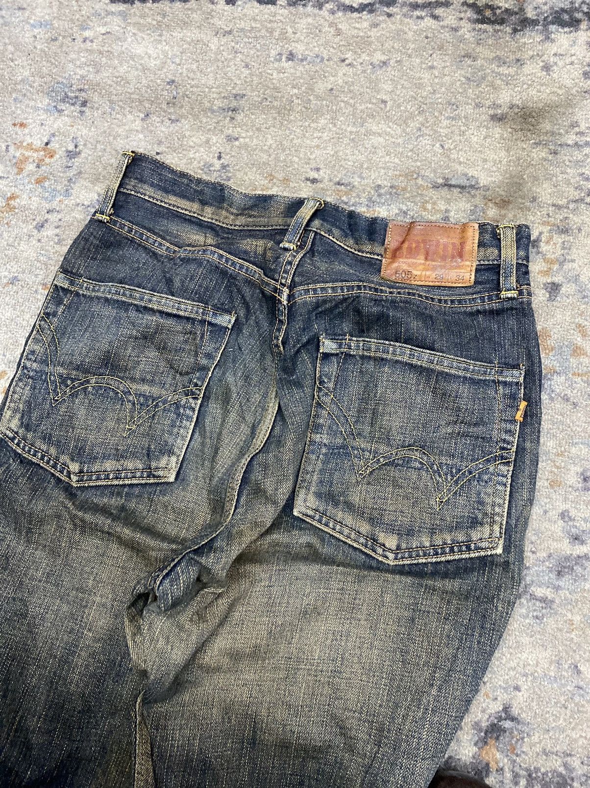 Edwin × If Six Was Nine vintage edwin selvedge 505z mudwash jeans pant Size US 29 - 8 Thumbnail