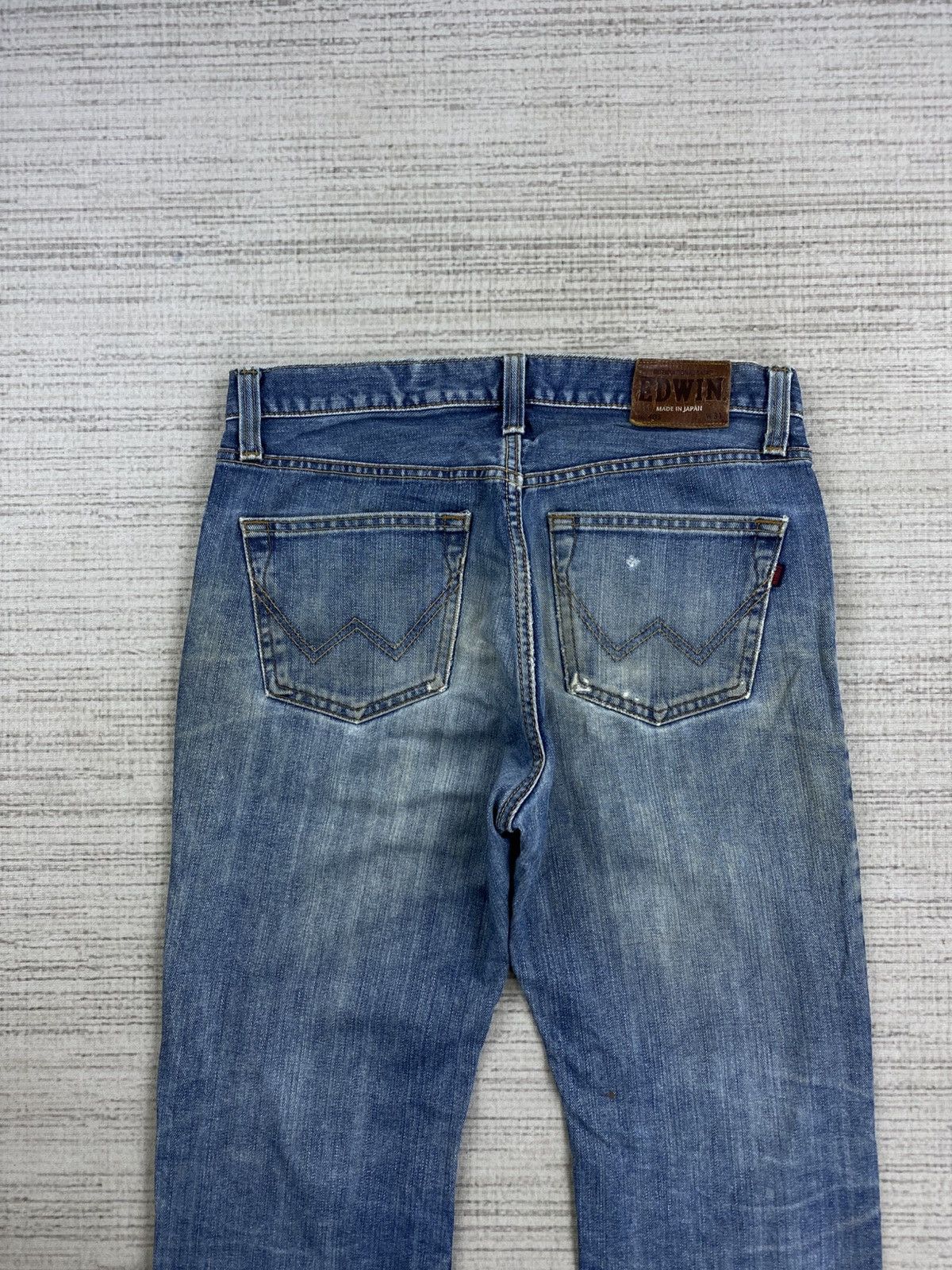 Edwin × Japanese Brand × Vintage Vintage Edwin 403 Japan Distressed Denim Jeans Size US 32 / EU 48 - 8 Thumbnail