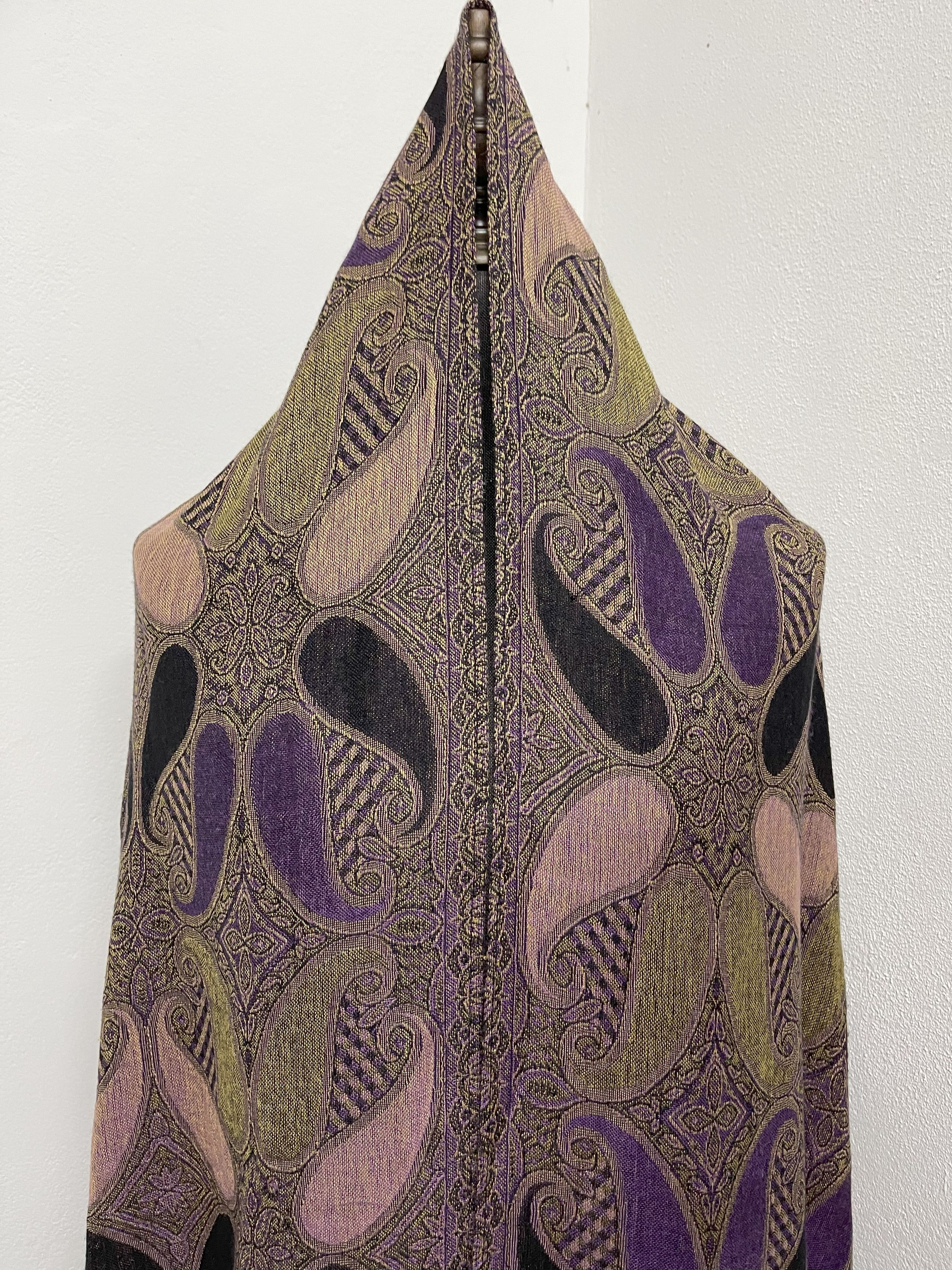 Vintage Vintage Big Size Scarves, Large-Sized Wrap Scarf, - 6081 Size ONE SIZE - 4 Thumbnail