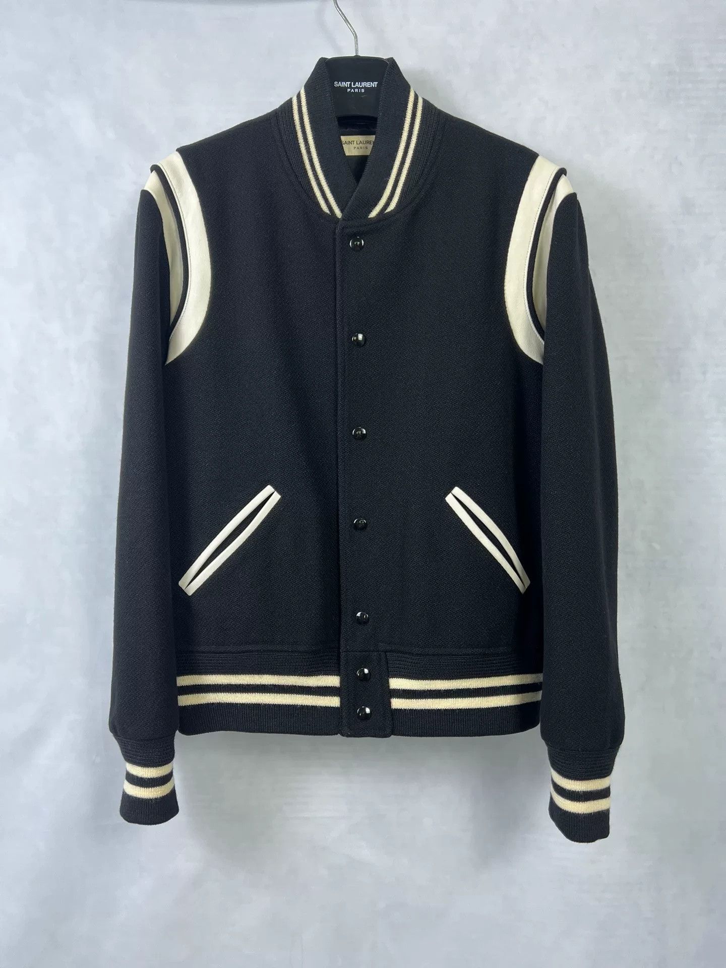 Saint Laurent Paris Saint Laurent SLP13FW Vintage Baseball Jacket Size US L / EU 52-54 / 3 - 1 Thumbnail