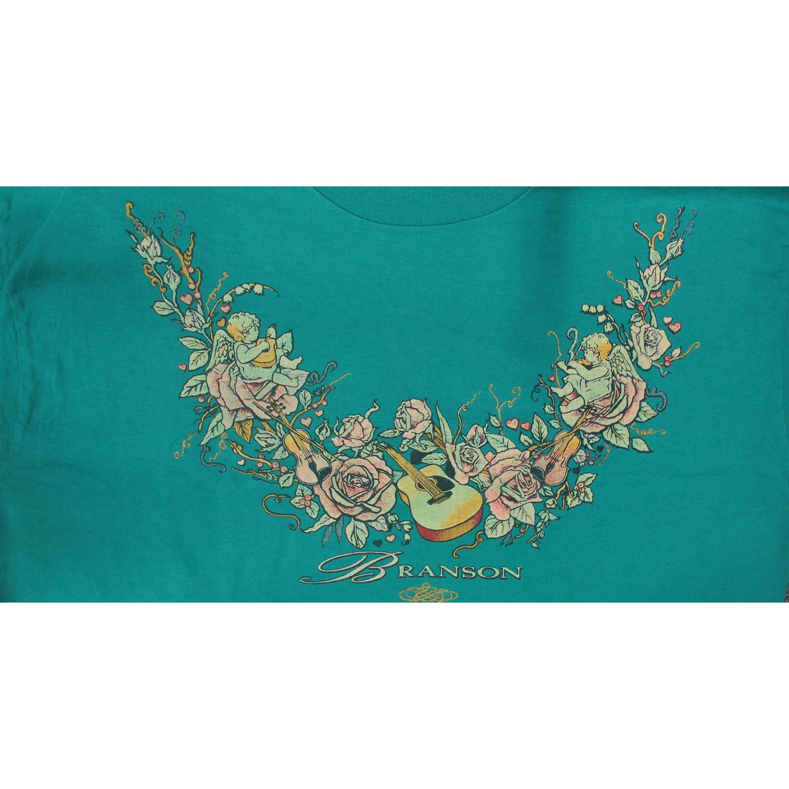 Fruit Of The Loom VTG 90s Fruit of the Loom Branson Cherub Single Stitch Tee Size XL / US 12-14 / IT 48-50 - 8 Thumbnail