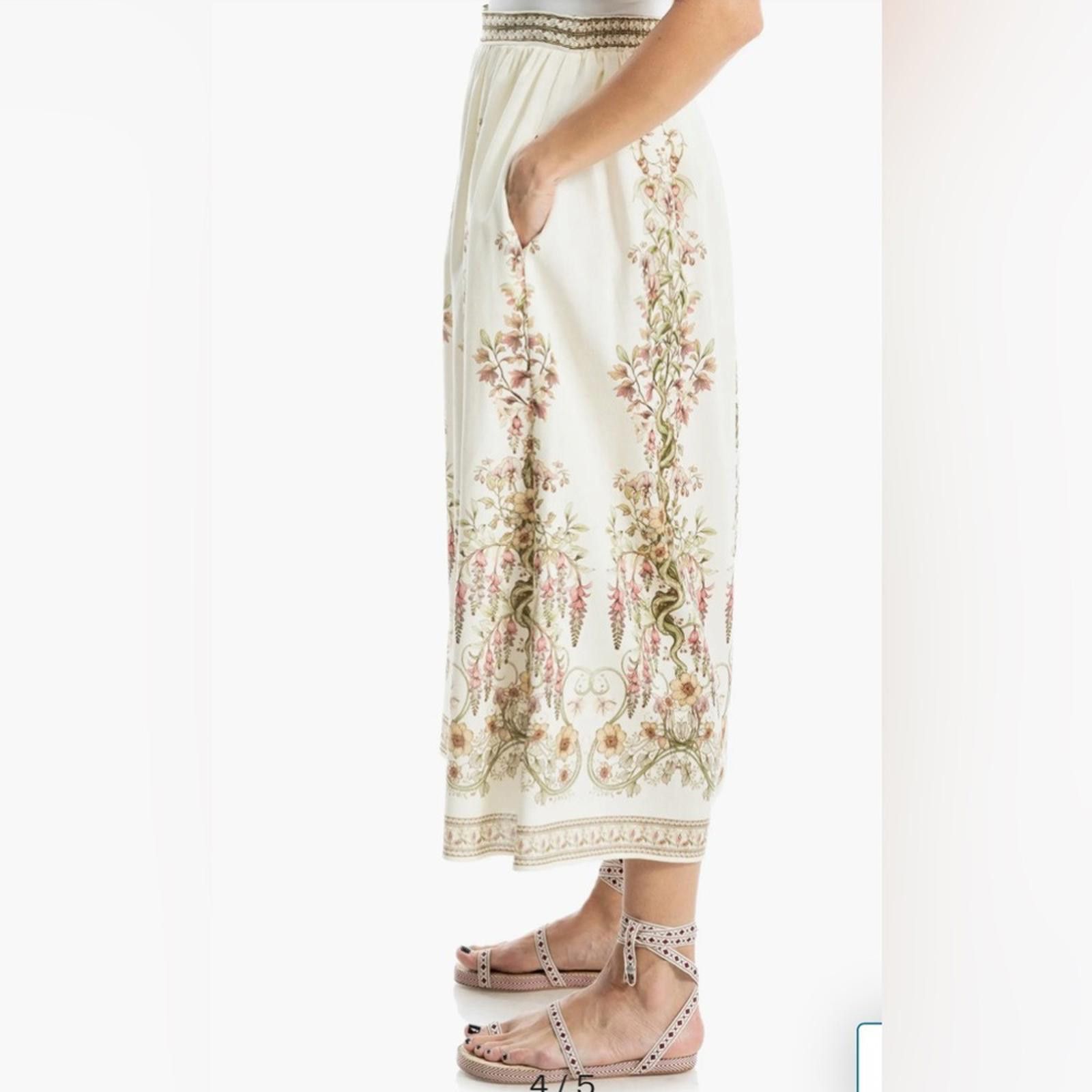 Other MAX STUDIO Floral Garden Maxi Skirt - Sz. XL Size 40" / US 18 - 4 Thumbnail