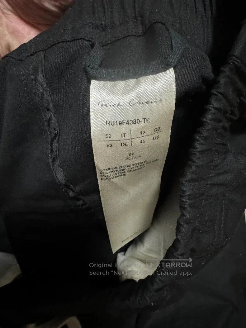 Rick Owens Drkshdw Rick Owens DRKSHDW Drawstring Cotton Pants. Size US 28 / EU 44 - 3 Thumbnail