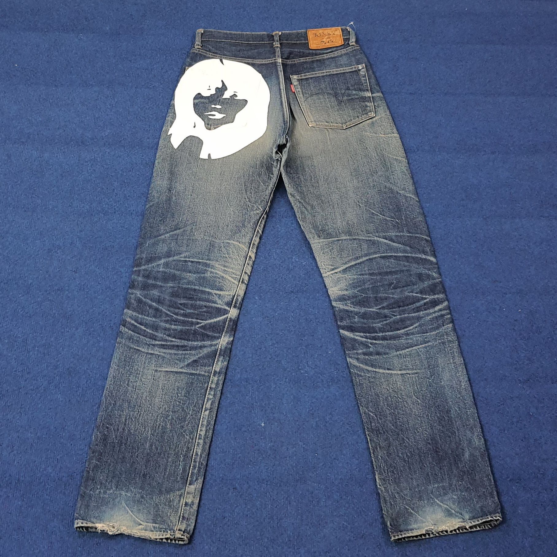 Hysteric Glamour Vintage Hysteric Glamour Selvedge Custom Logo Jeans C265N25 Size US 27 - 1 Thumbnail