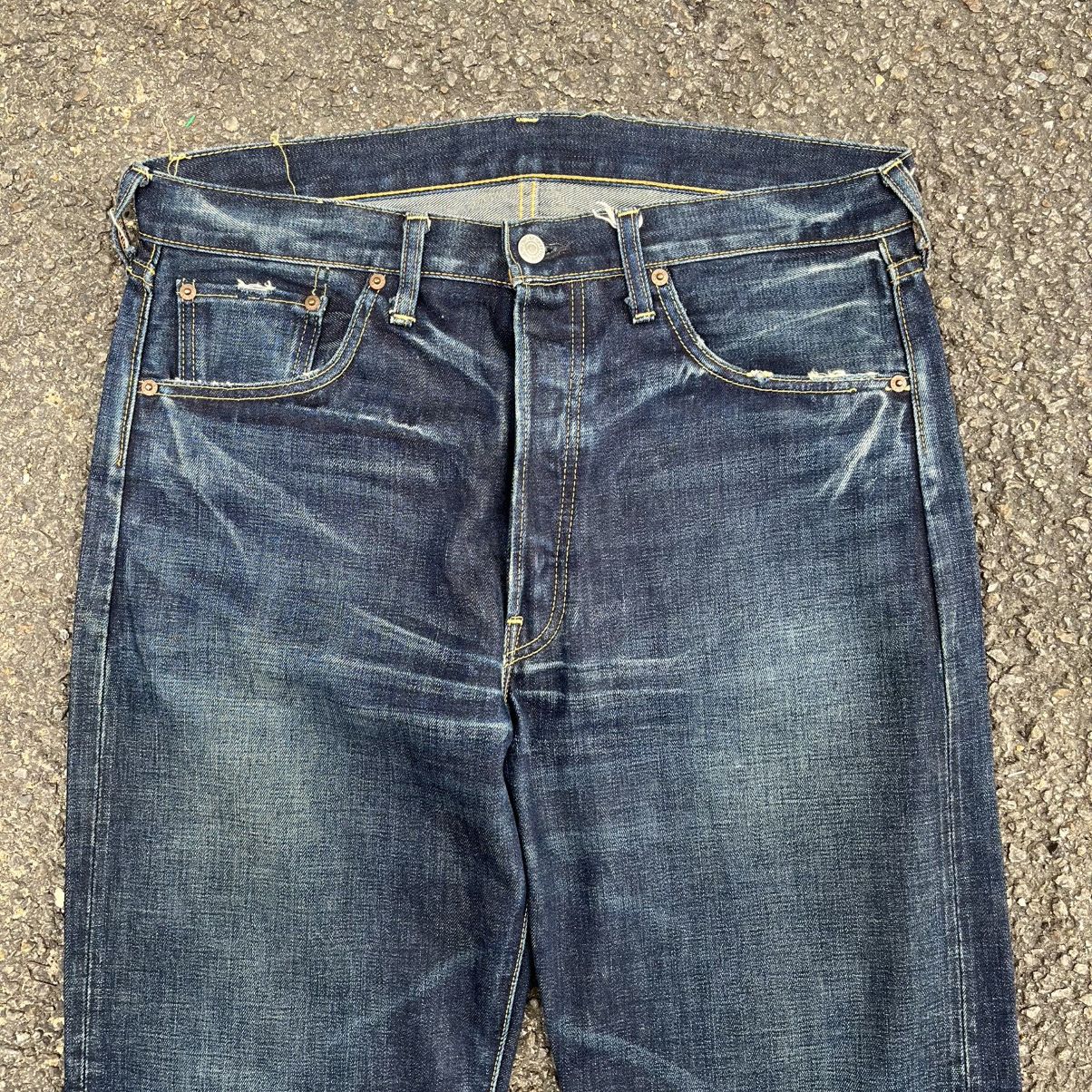 Levi's Vintage Clothing Levis LVC 501XX 66501 Big E Japan Selvedge Red Line Denim Size US 35 - 4 Thumbnail