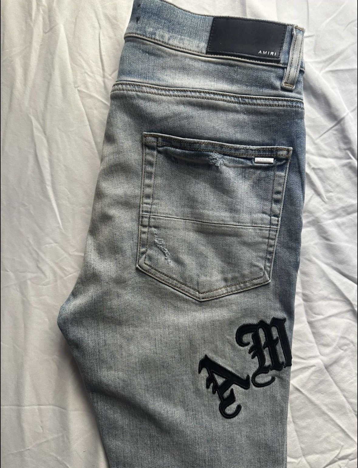 Amiri Amiri old english jeans Size US 31 - 2 Thumbnail