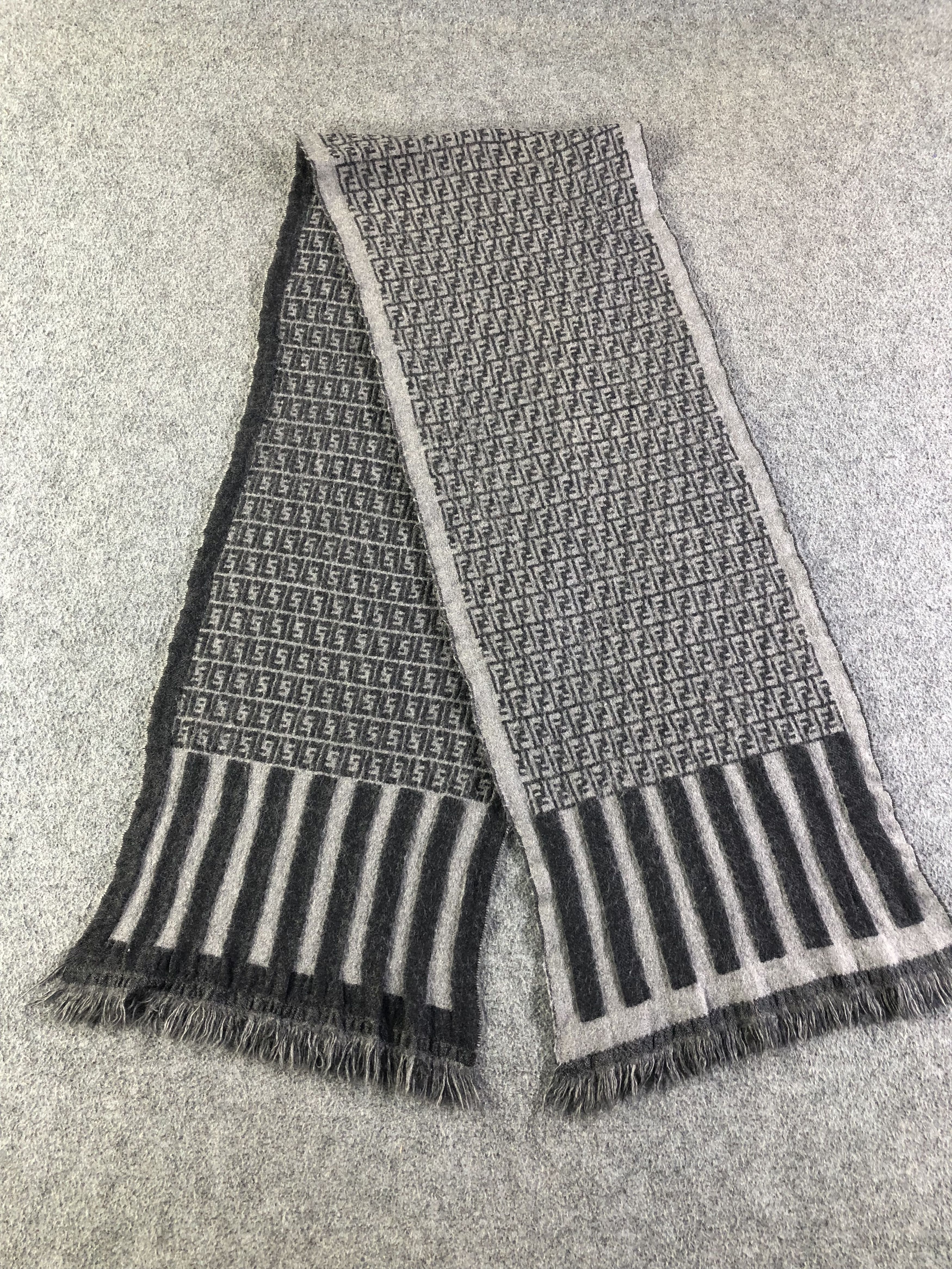 Fendi Fendi FF Monogram Scarf / Muffler / Neckwear SS1369 Size ONE SIZE - 3 Thumbnail
