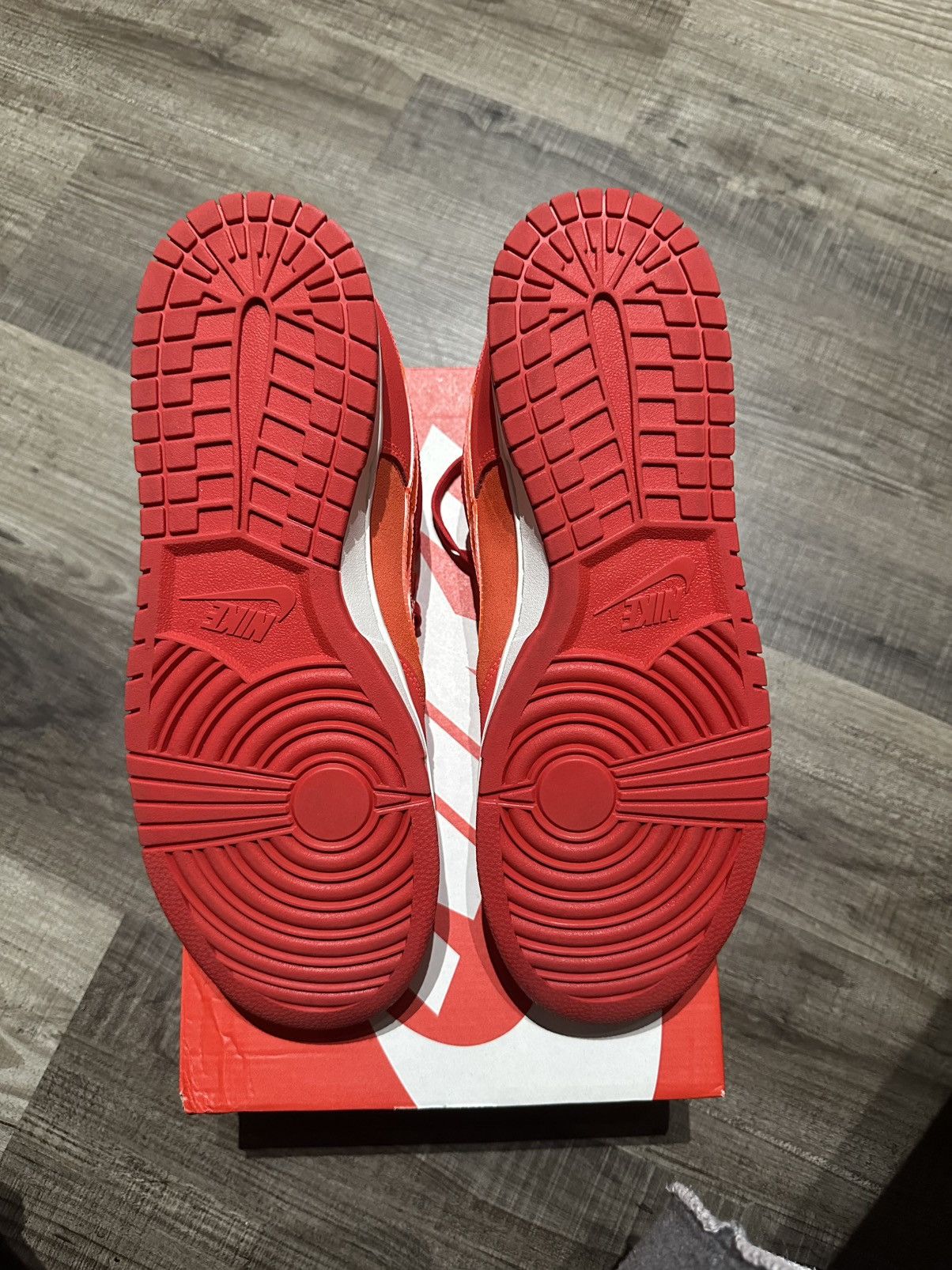 Nike Nike Dunk Low ATL Atlanta Red FD0724-657 Men's Size 12 Used Size US 12 / EU 45 - 5 Thumbnail