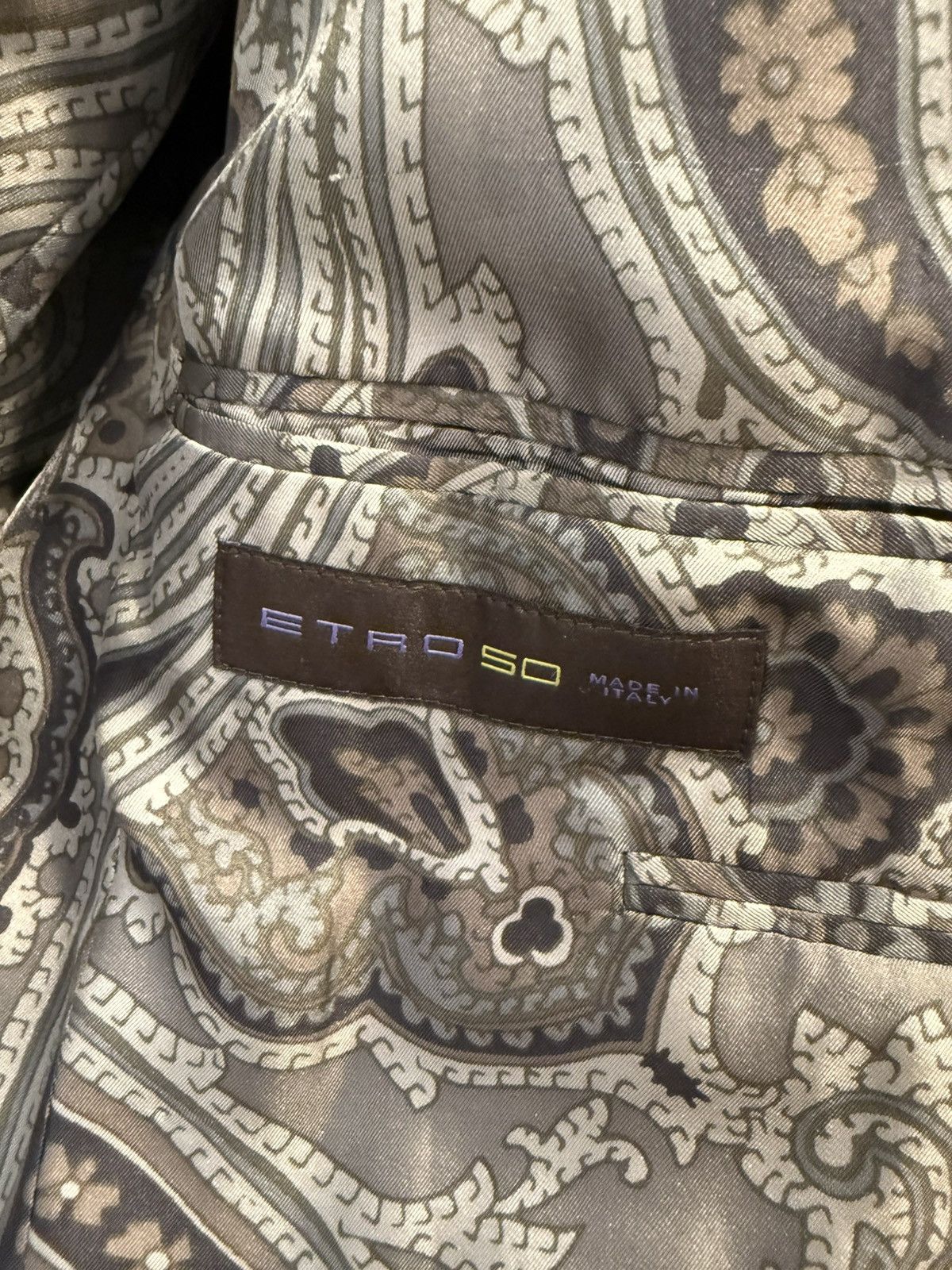 Etro Etro Brown suit with silk lining - size 40US - made in italy Size 40R - 4 Thumbnail