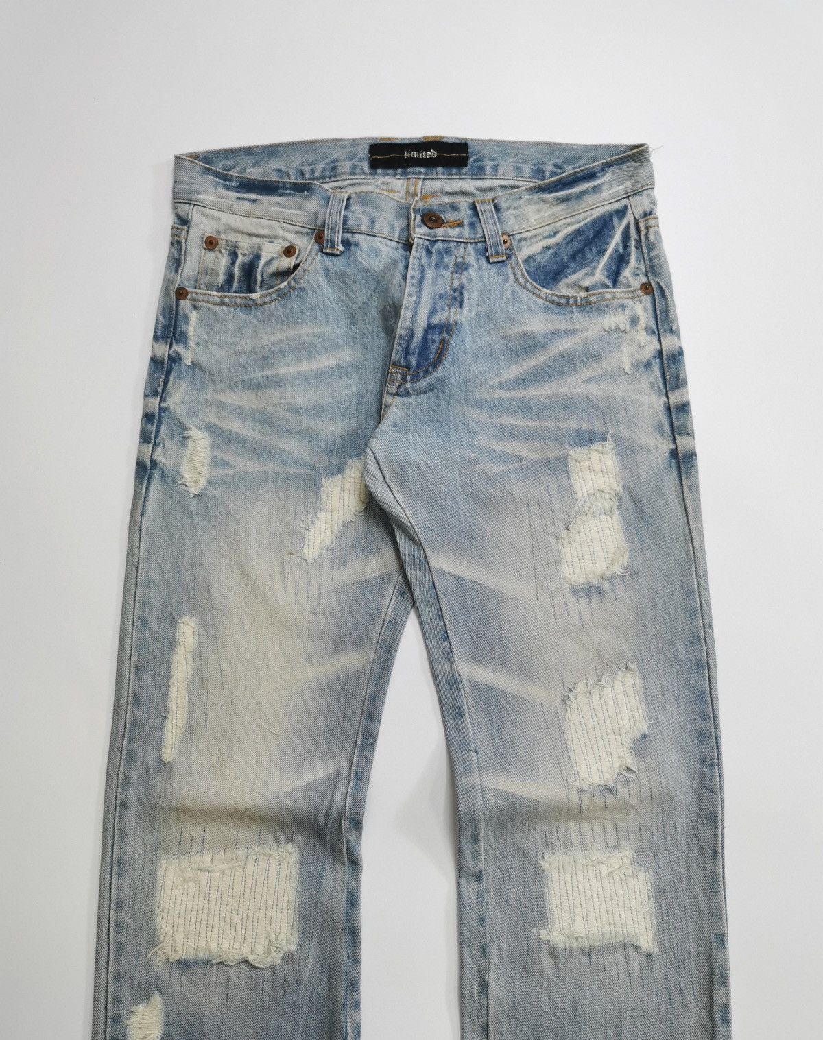Japanese Brand Limited Japan Boro Denim Jeans Kapital inspire Size US 31 - 2 Thumbnail