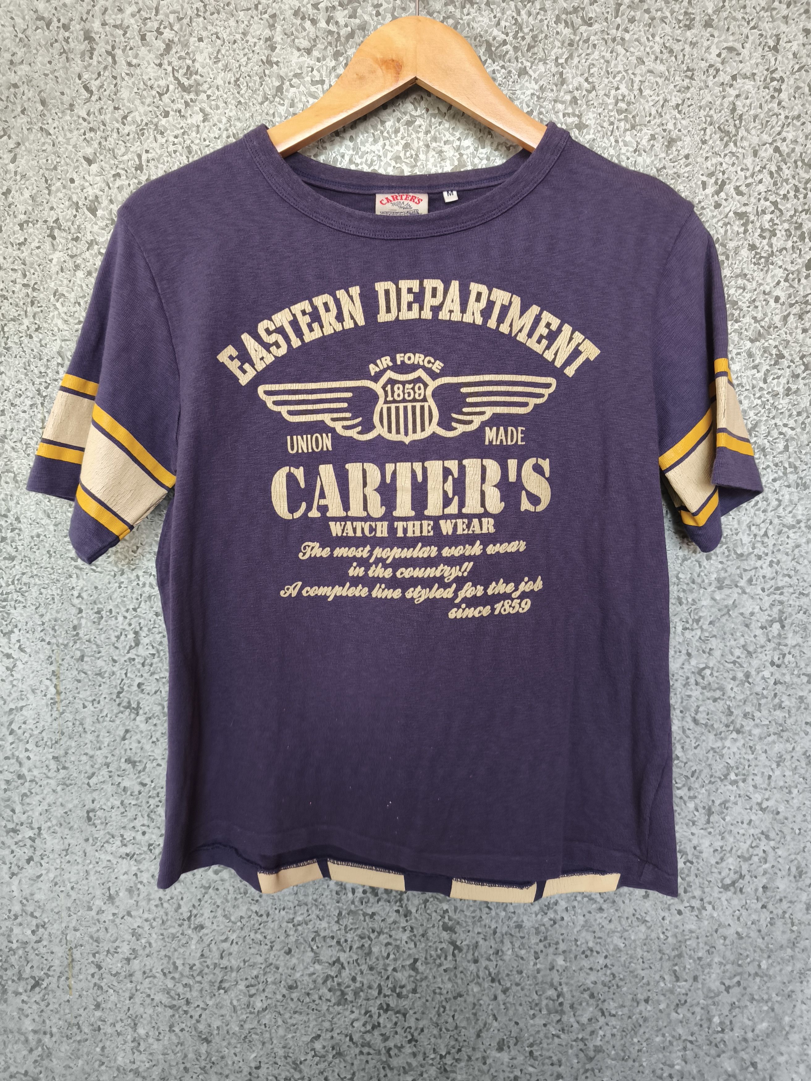 Vintage 🔥 Vtg 90s Vintage Carters X Union Made t shirt Air Force Size US S / EU 44-46 / 1 - 1 Thumbnail