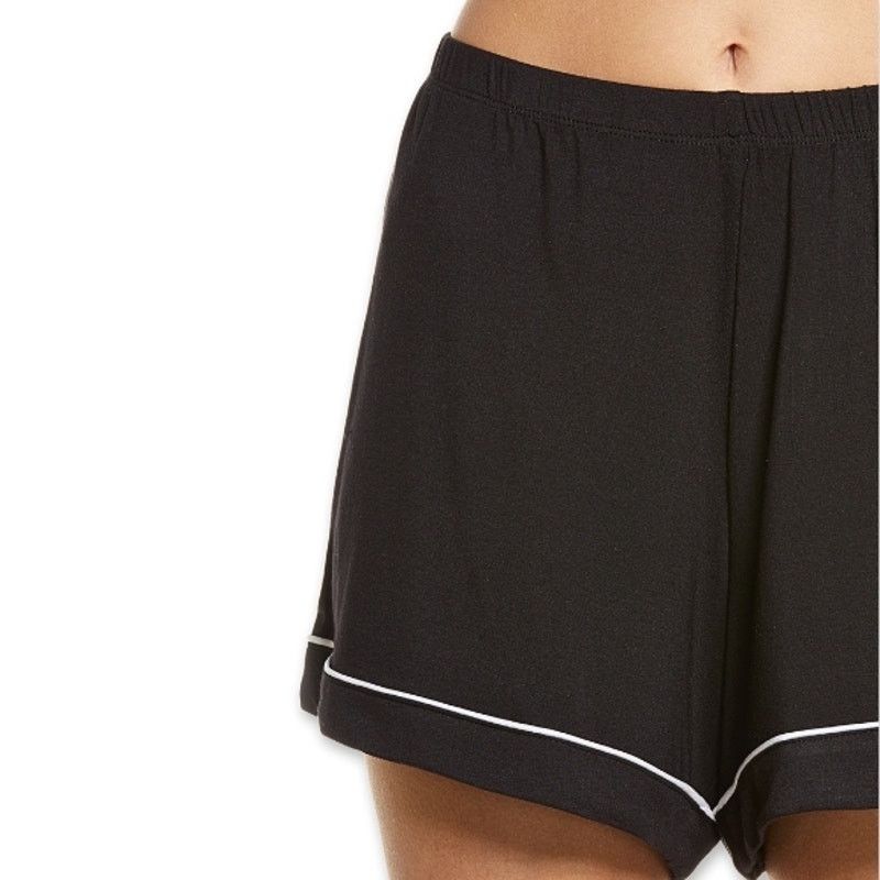 Nordstrom Nordstrom Lounge Shorts Pull-On Black Women's US L NWOT Size 34" / US 12 / IT 48 - 3 Thumbnail