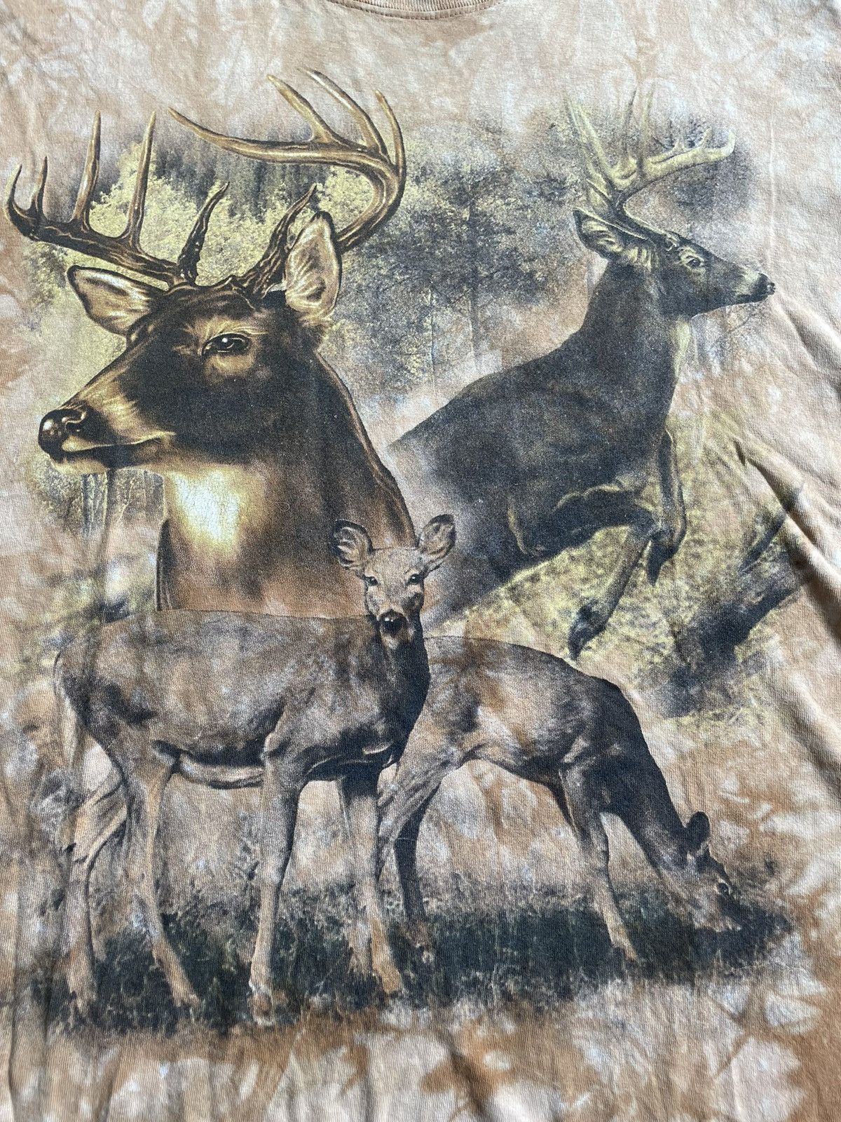 The Mountain × Vintage Vintage The Mountain Brown T-shirt Size US XL / EU 56 / 4 - 3 Thumbnail