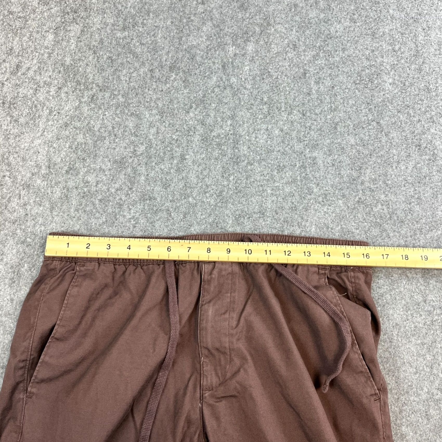 Abercrombie & Fitch Abercrombie & Fitch Chino Trousers Slim Tapered Fit Medium Brown Mens 5-Pocket Design Cotton Pant Casual Workwear Size US 31 - 6 Thumbnail