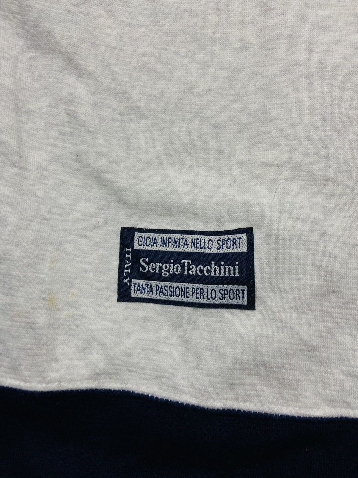 Sergio Tacchini Vintage Sergio Tacchini Half Zipper Seeatshirt Size US L / EU 52-54 / 3 - 9 Thumbnail