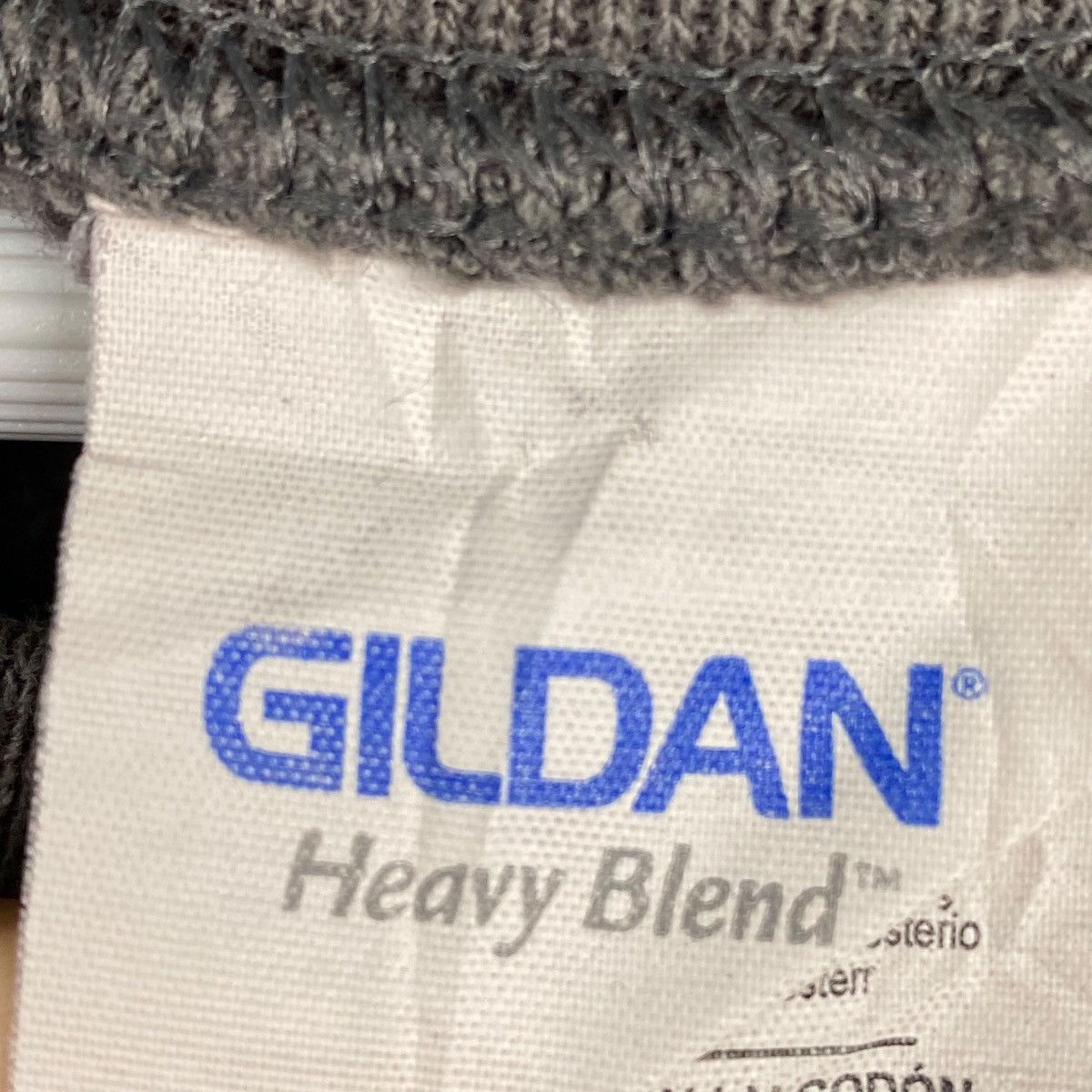 Gildan × Vintage Vintage Gildan Heavy Blend Le Fète Printed Sweatshirt Ash Size L / US 10 / IT 46 - 5 Thumbnail